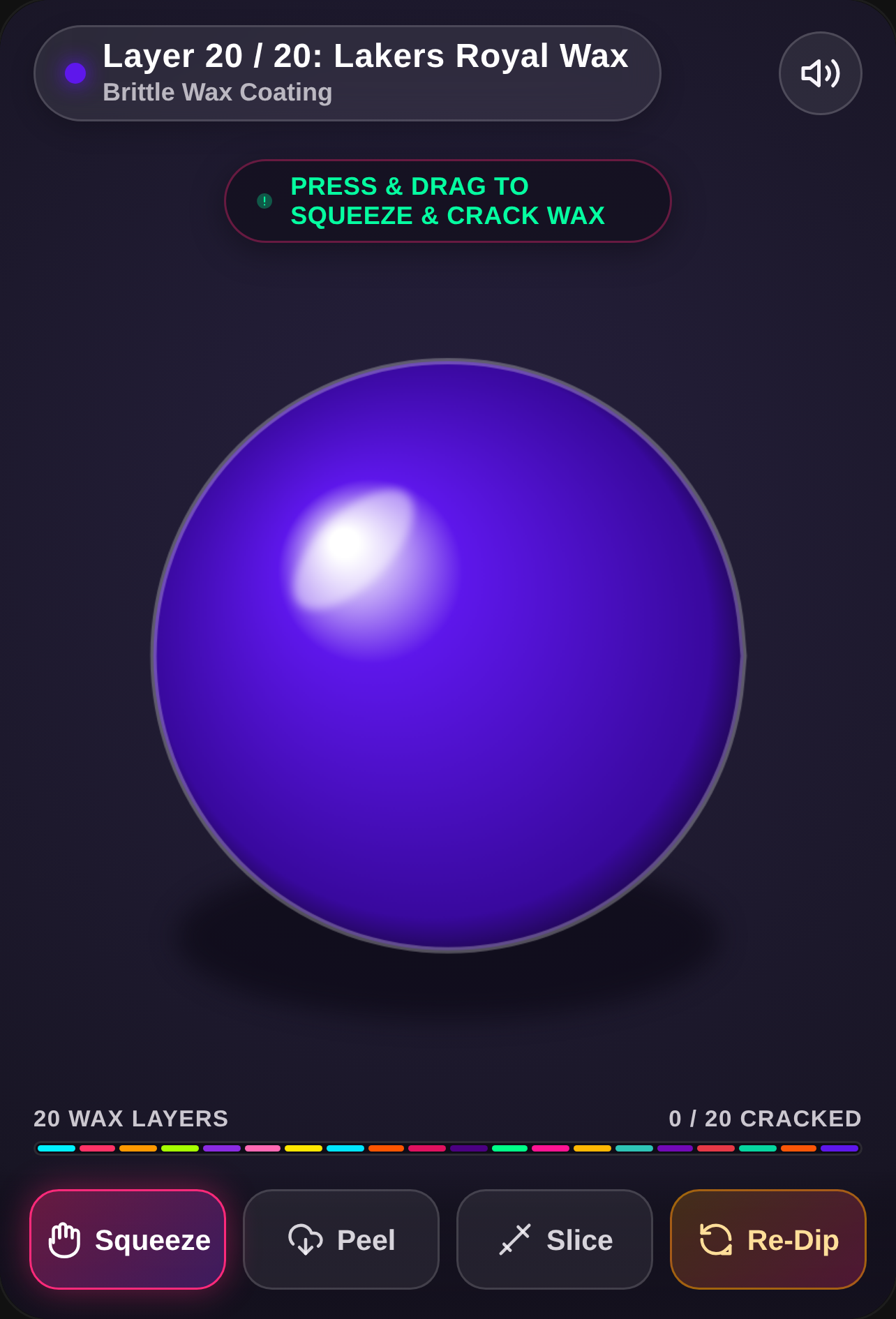 20 Wax Layers Squishy Nee-Doh cover