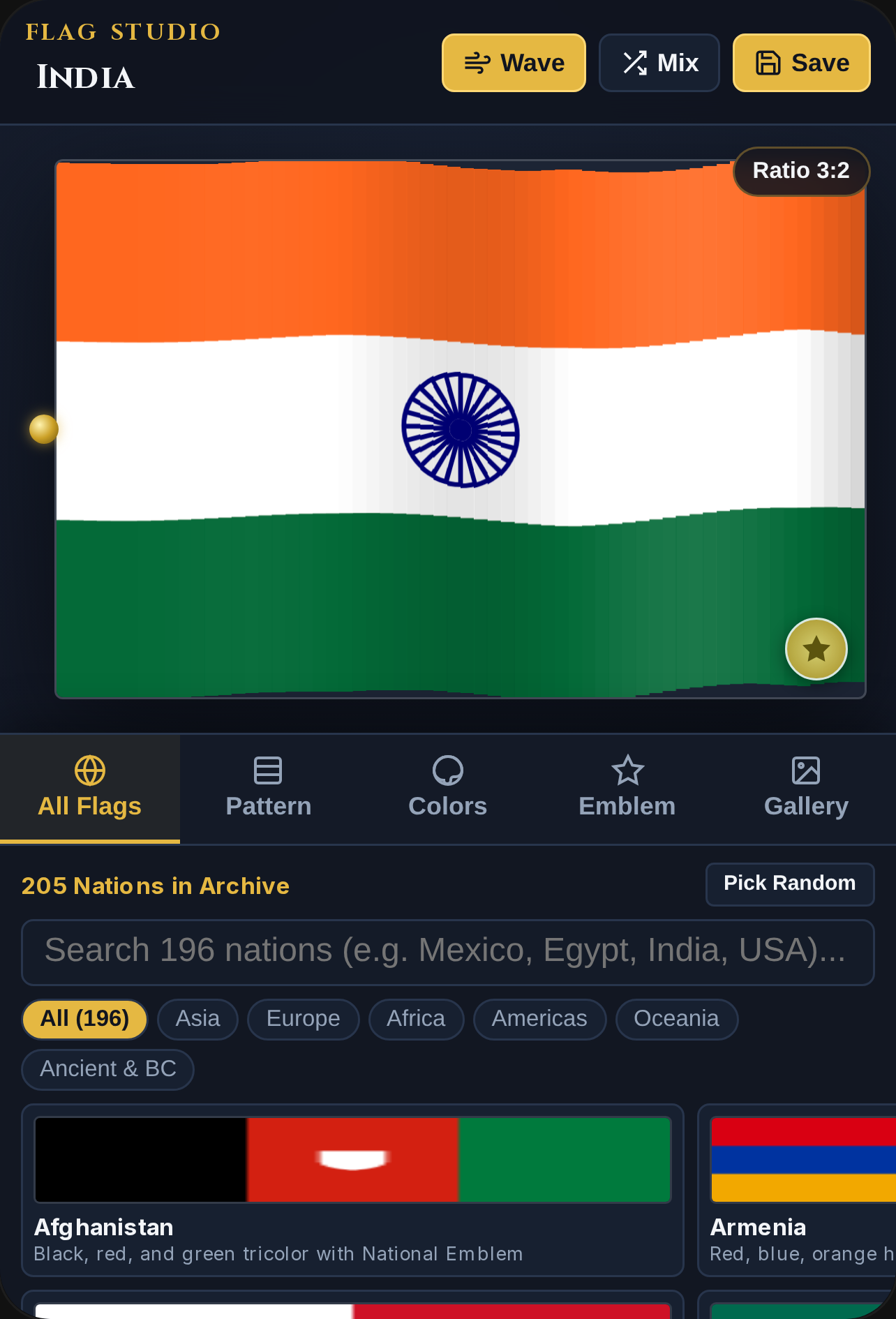 Make your flag cover