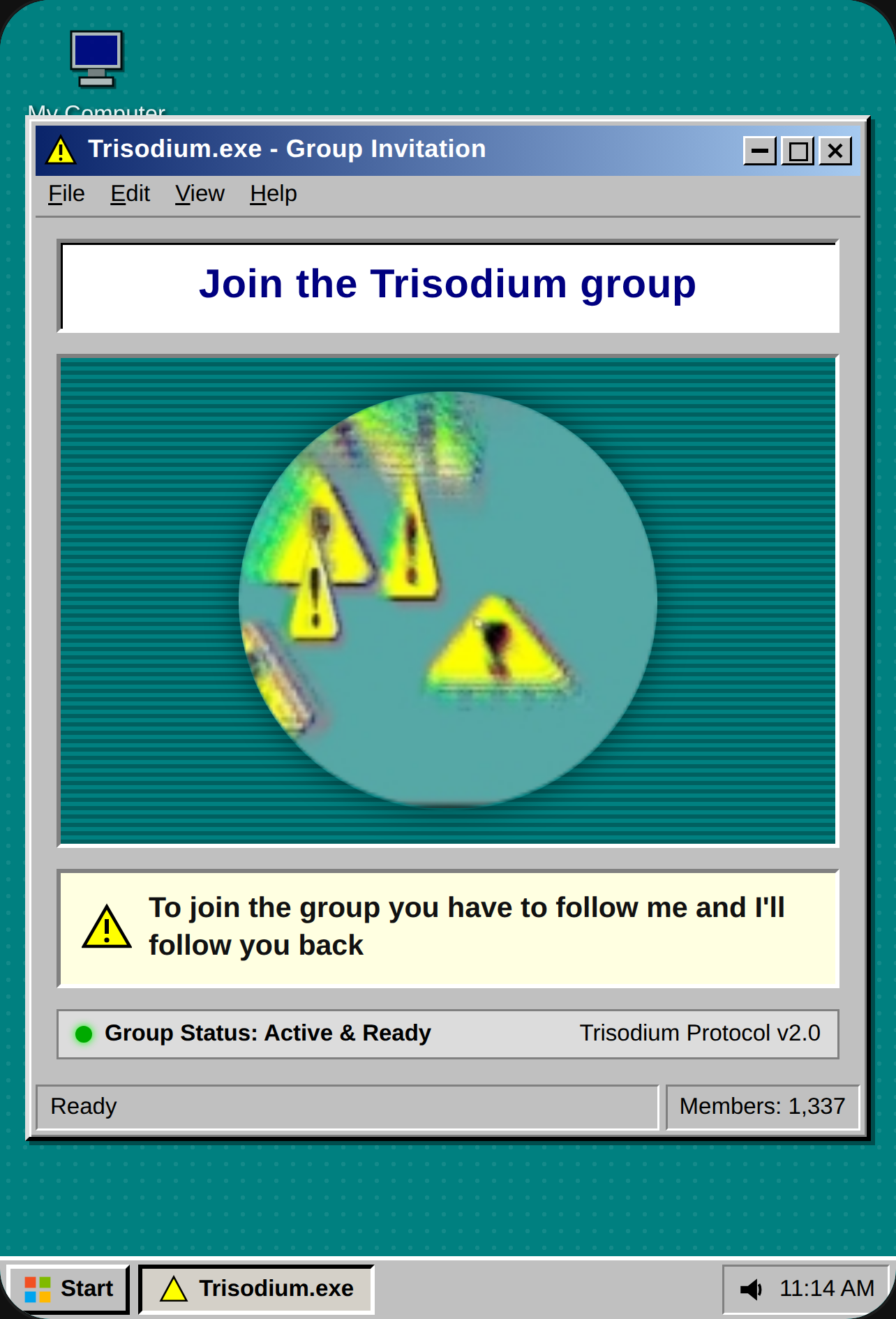 Join the Trisodium group cover