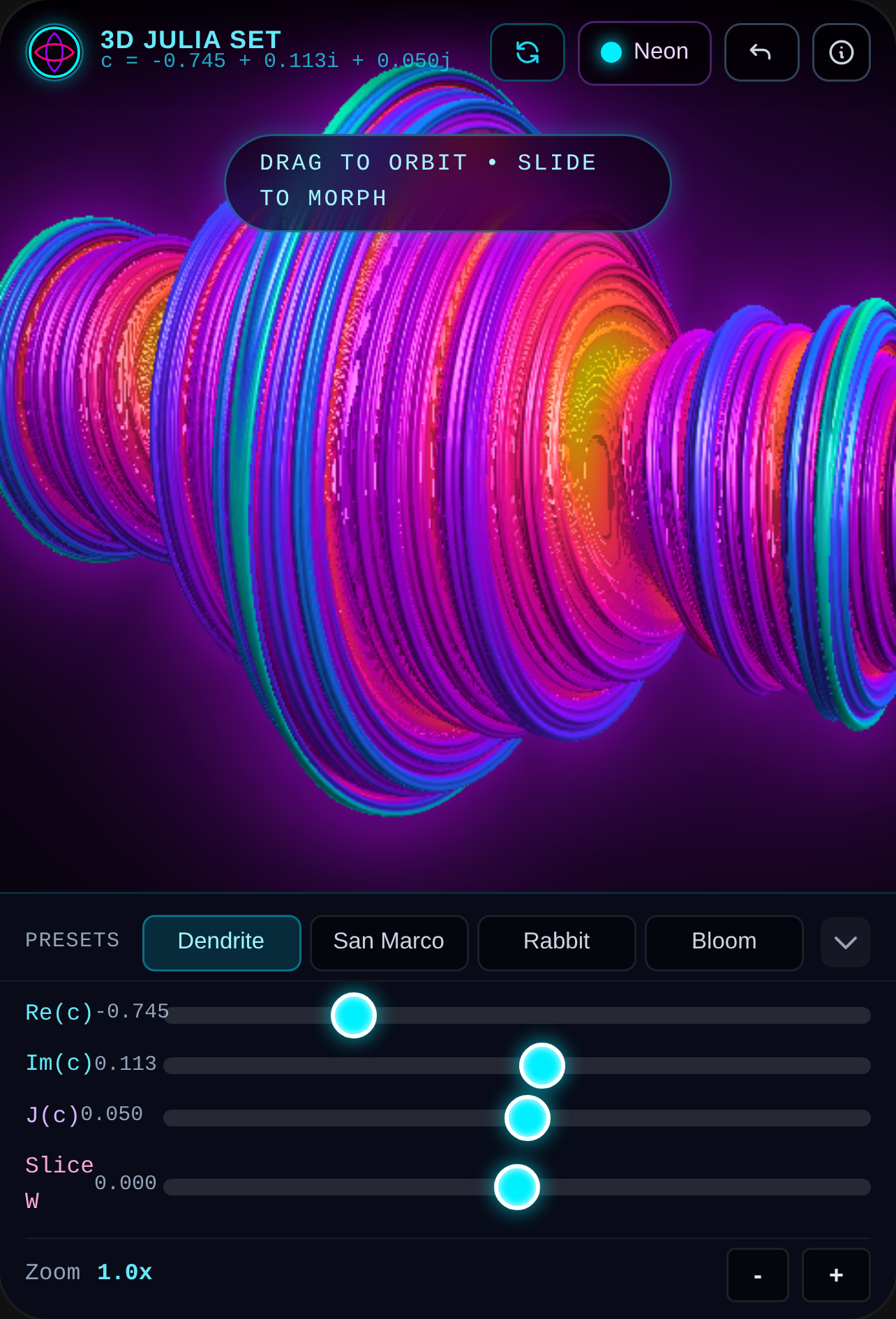 3D Julia Set Explorer cover