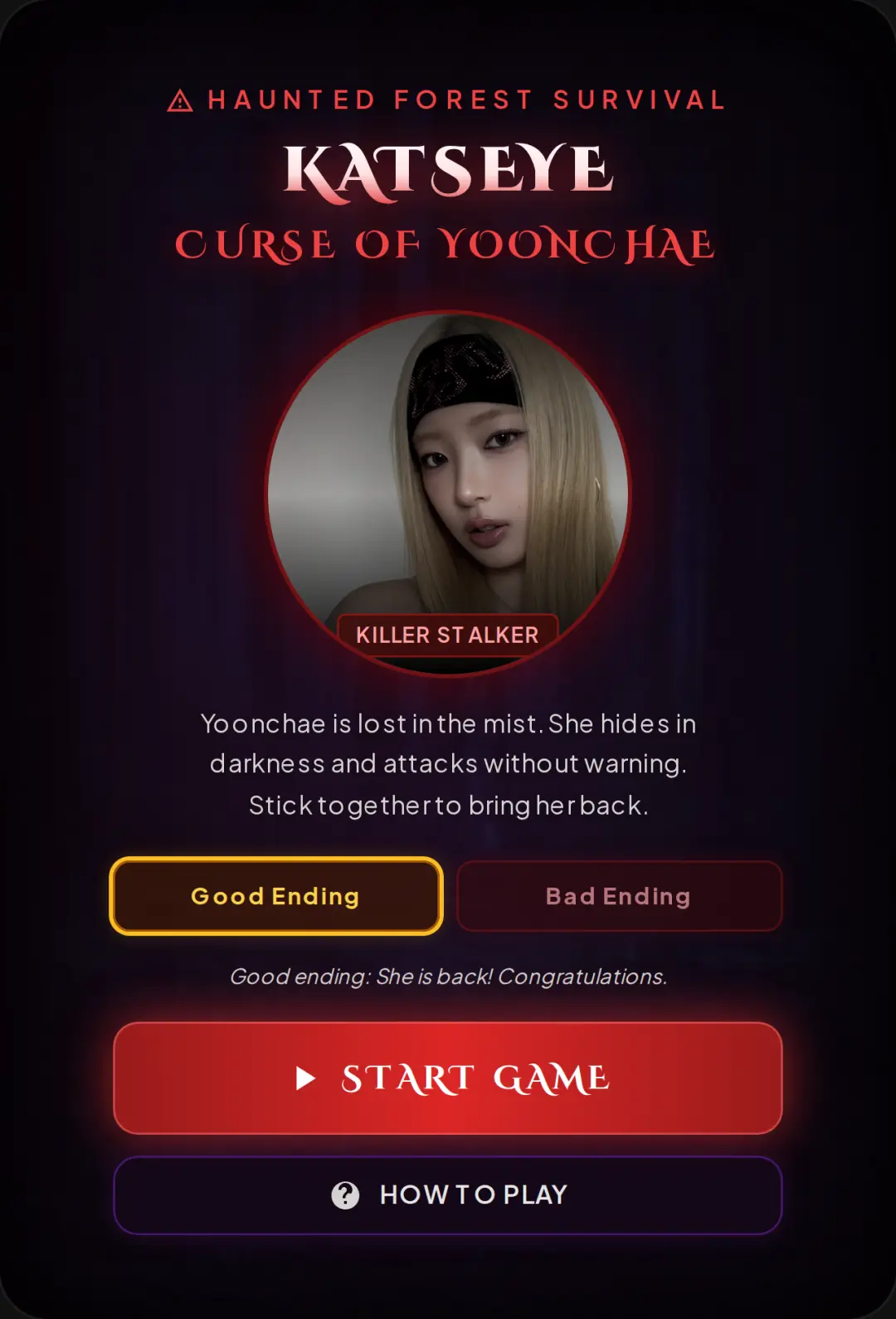KATSEYE: Curse of Yoonchae Horror Can you bring yoonchae back to her form? cover