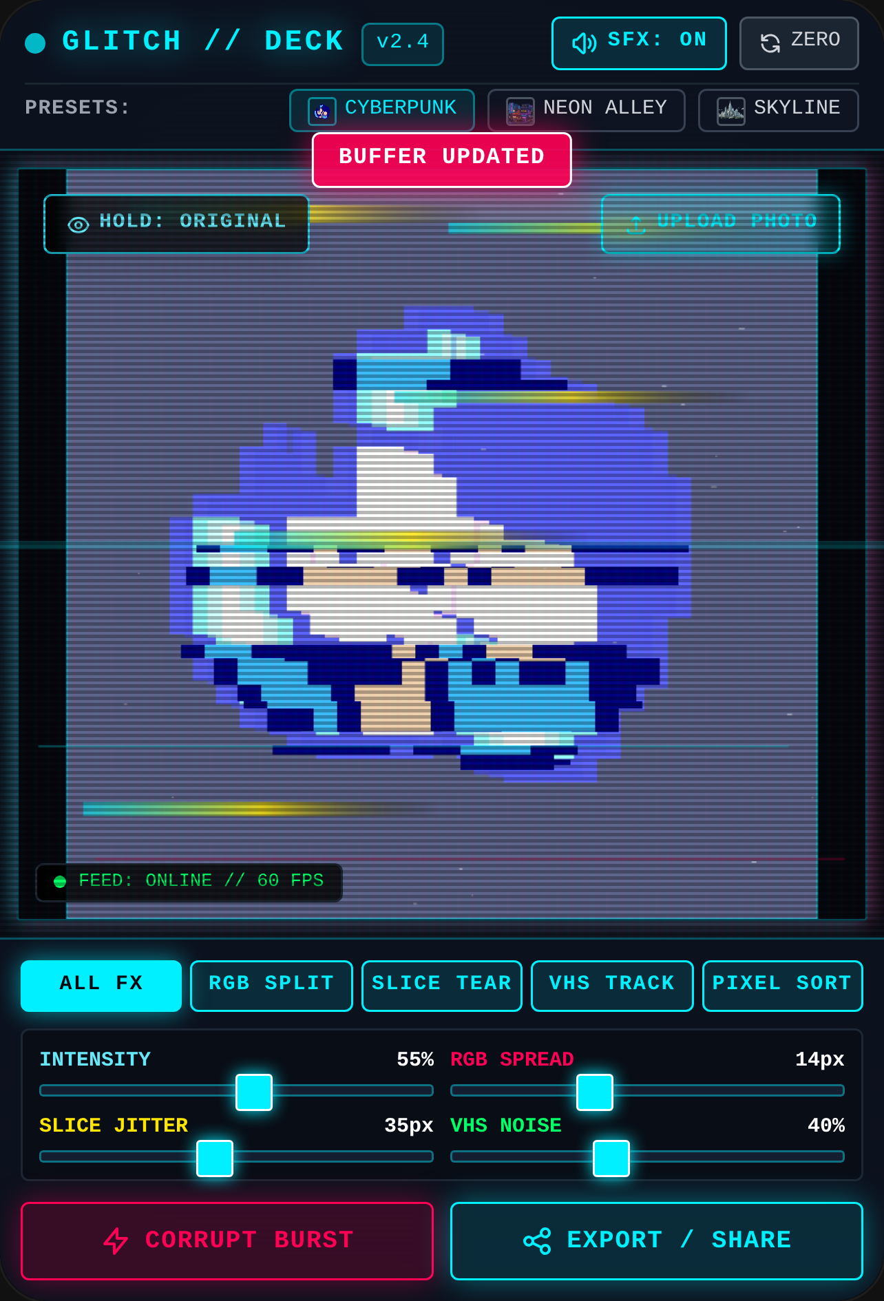 CYBER-GLITCH // PHOTO CORRUPTOR cover