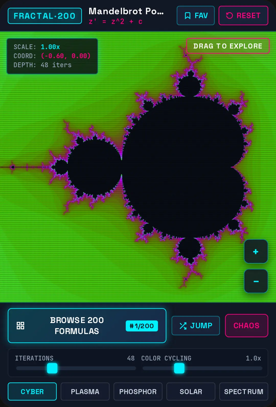 200 Fractal Formulas · Cassette Terminal cover