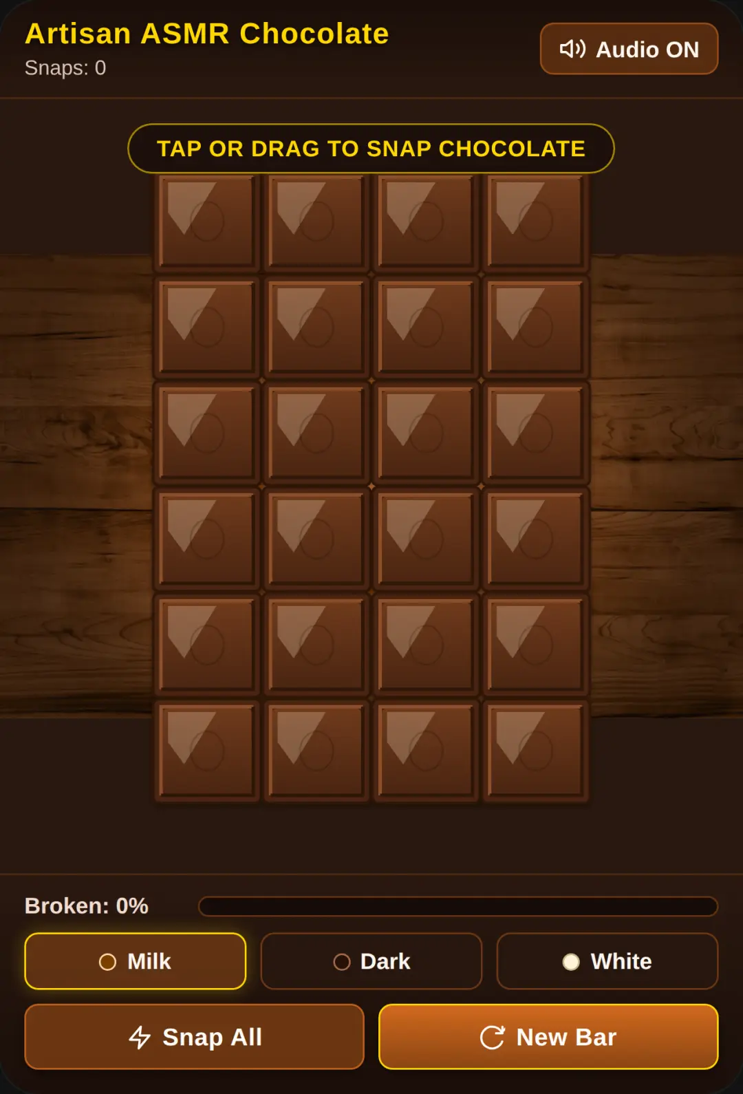ASMR Chocolate Snap cover