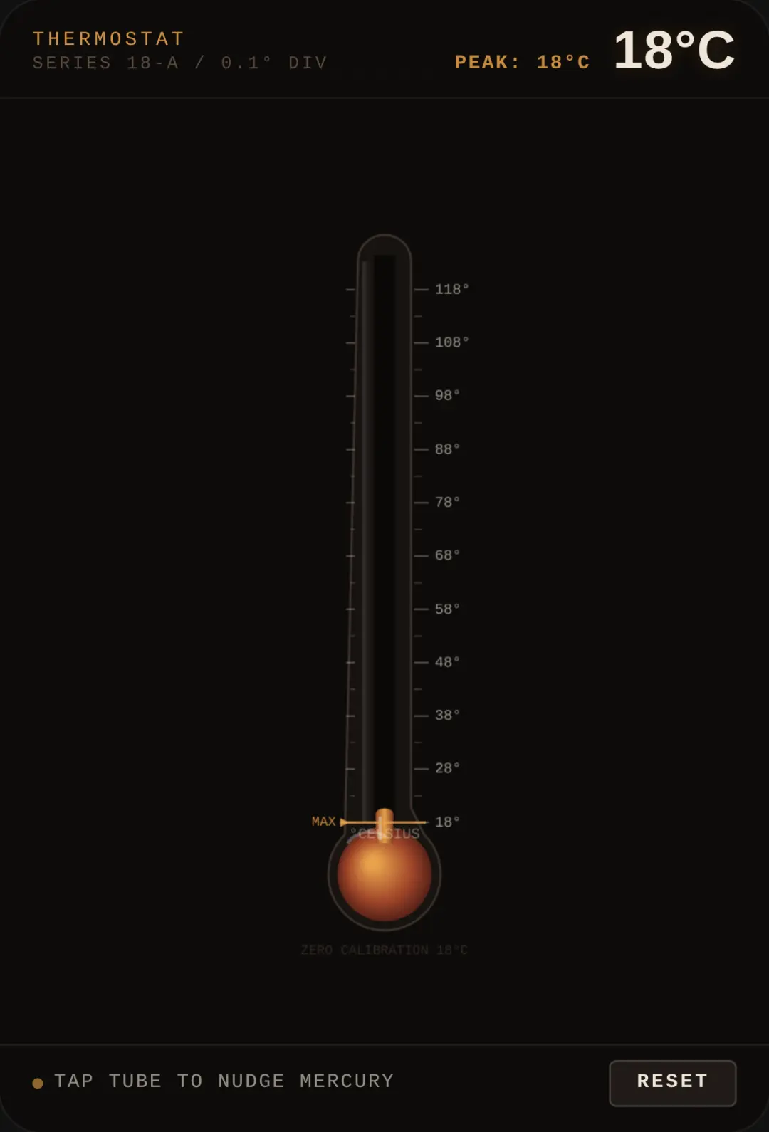 Temperature Tapper cover
