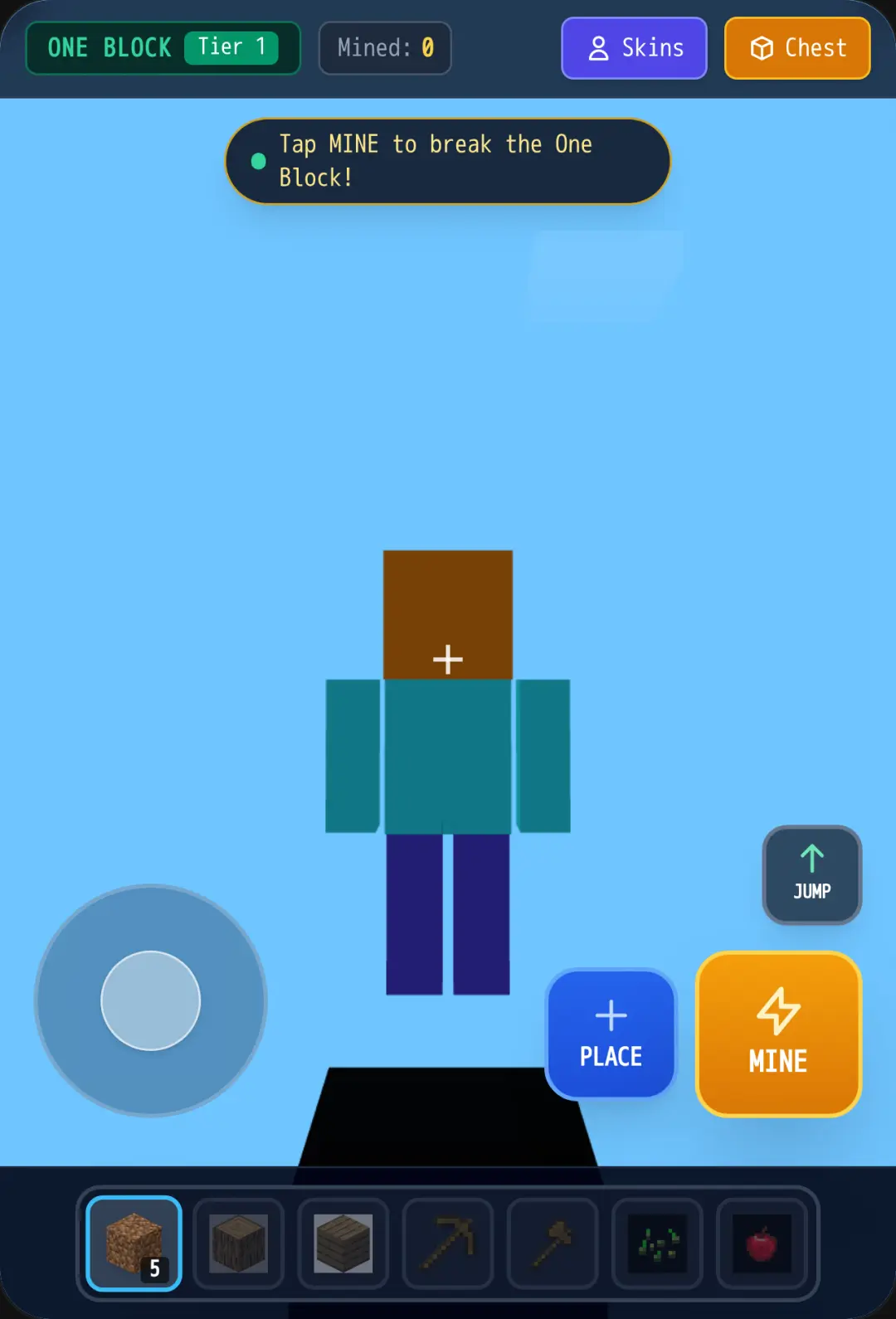 Minecraft One Block 3D but the controls are backwards😭 cover