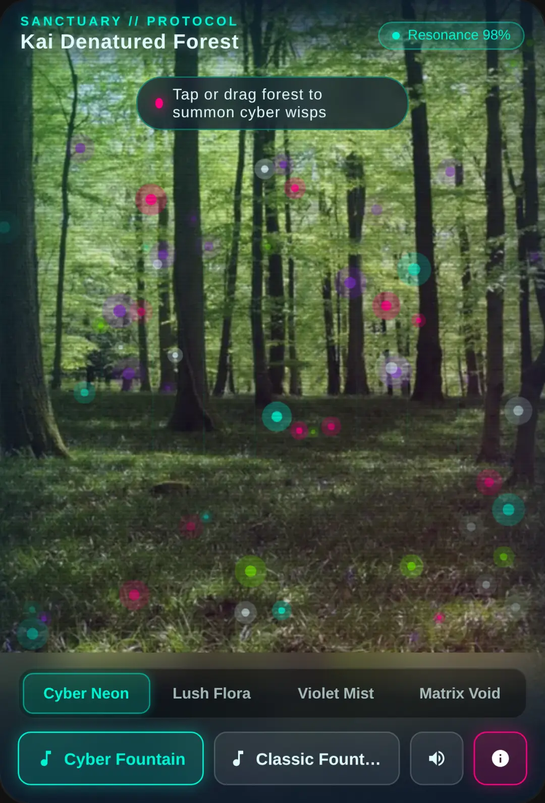 Kai Sanctuary — Cyberpunk Forest cover
