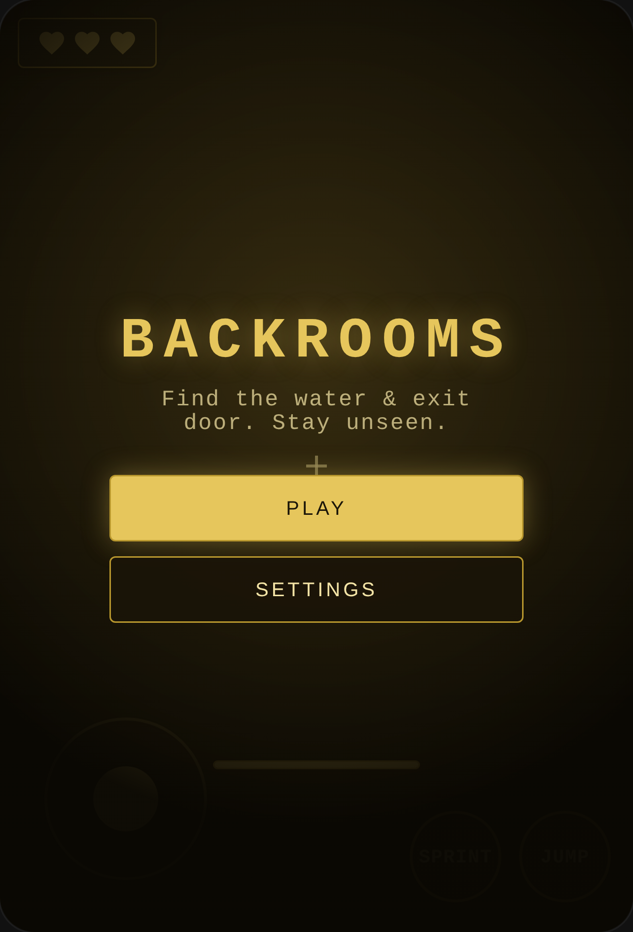 The official backrooms cover