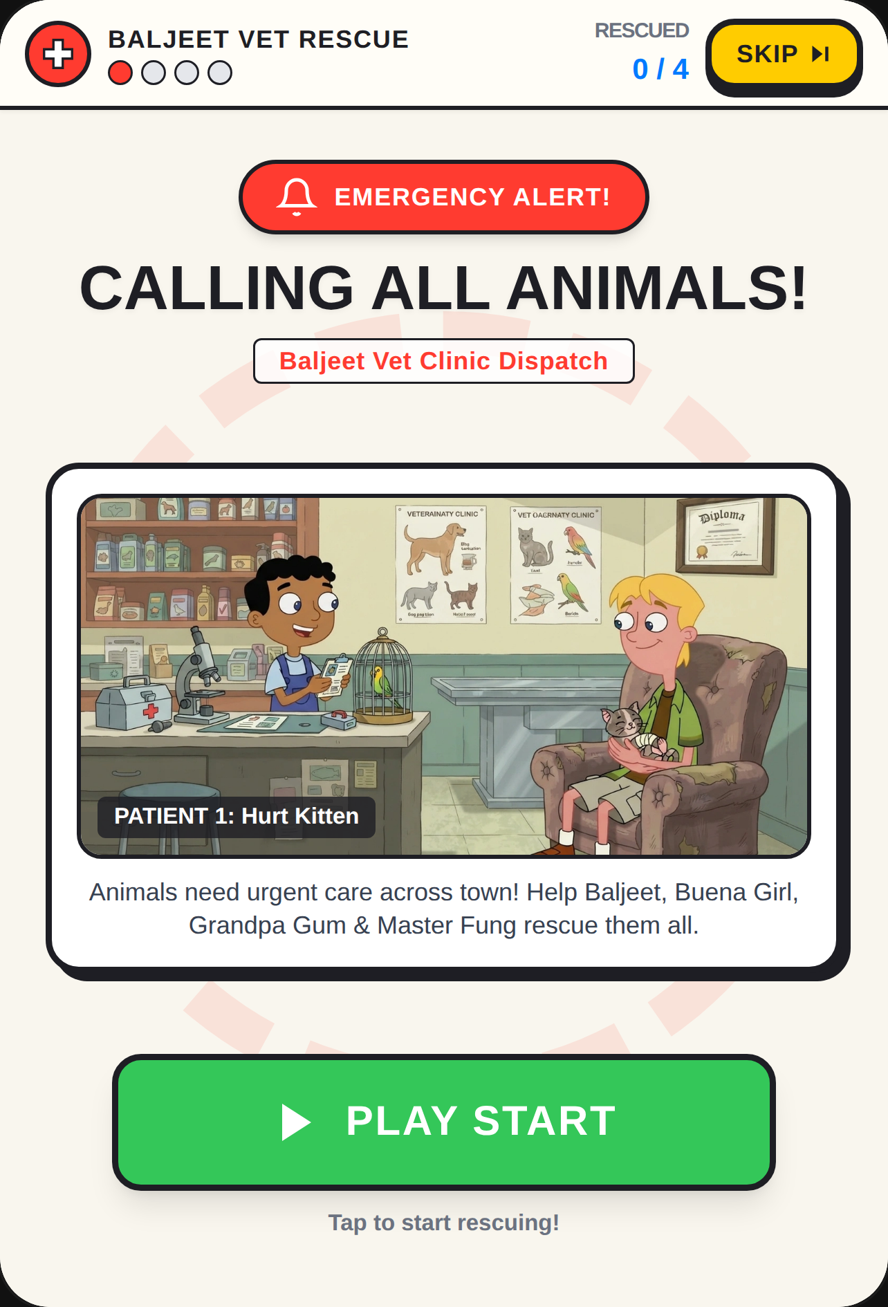 Baljeet Vet Rescue cover
