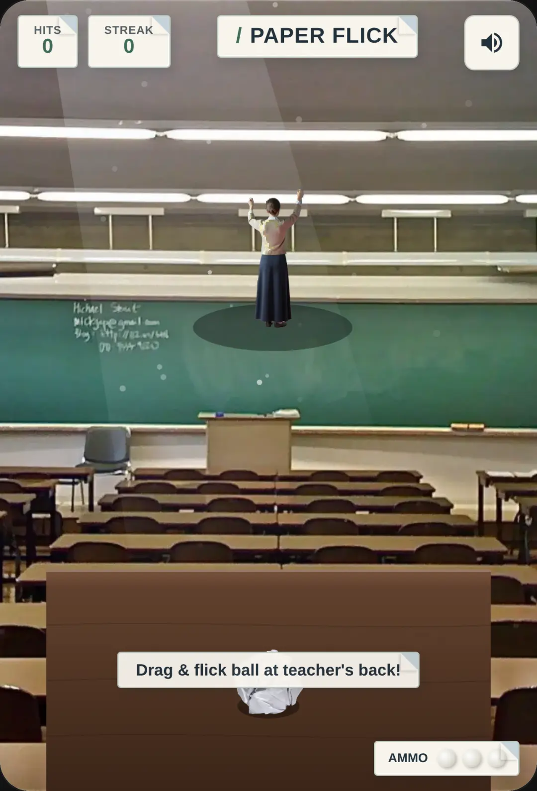 Paper Flick - 3D Classroom cover
