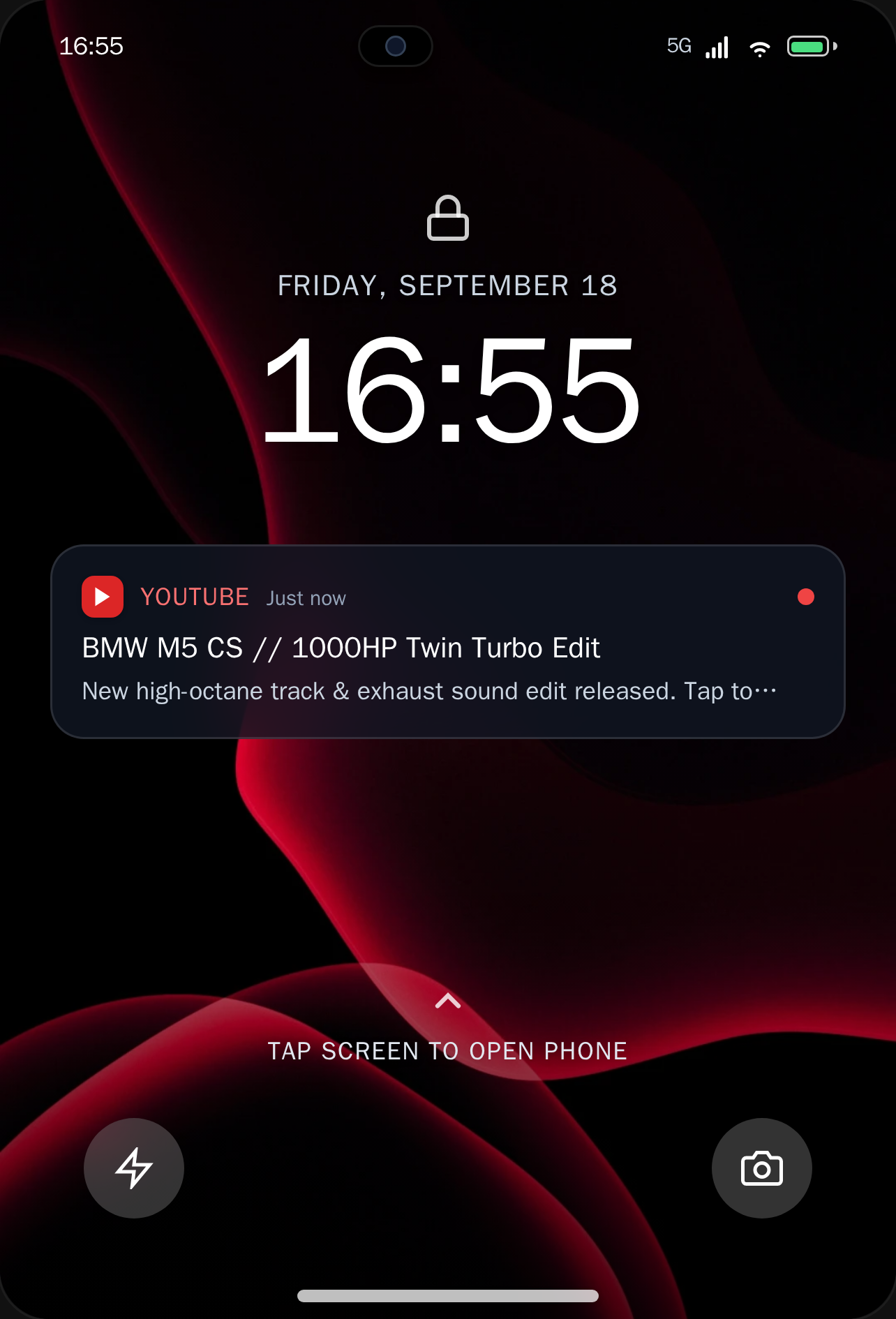 BMW M5 Phone Simulator cover