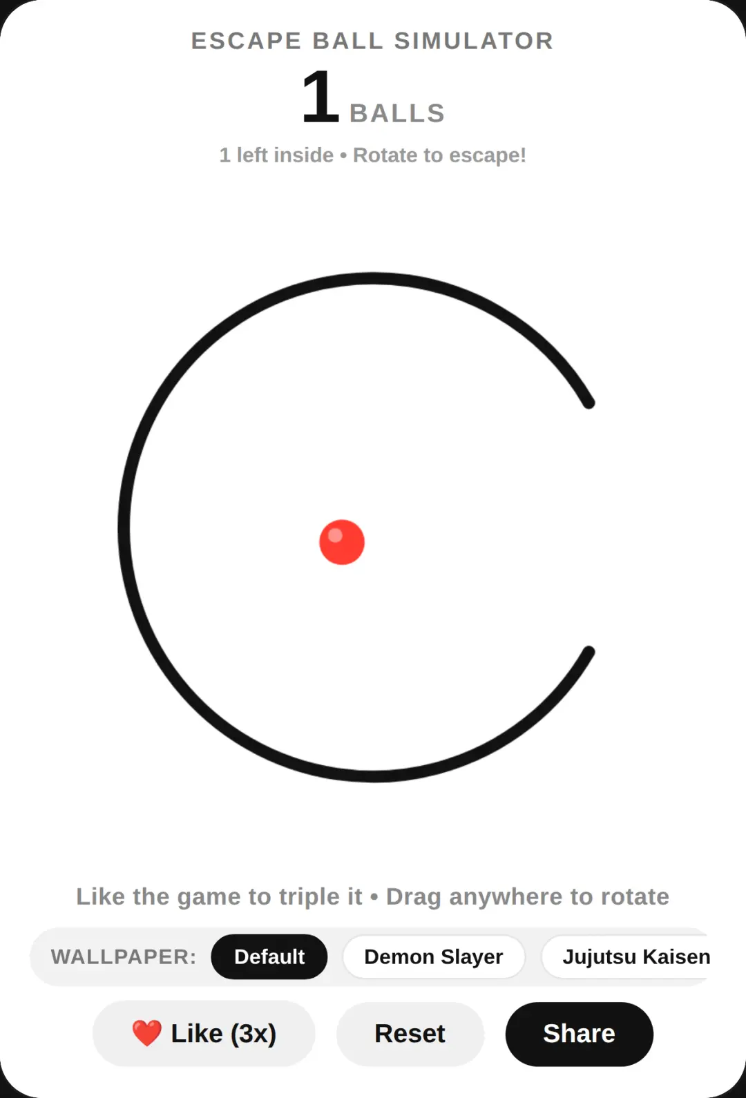 Escape Ball Simulator cover