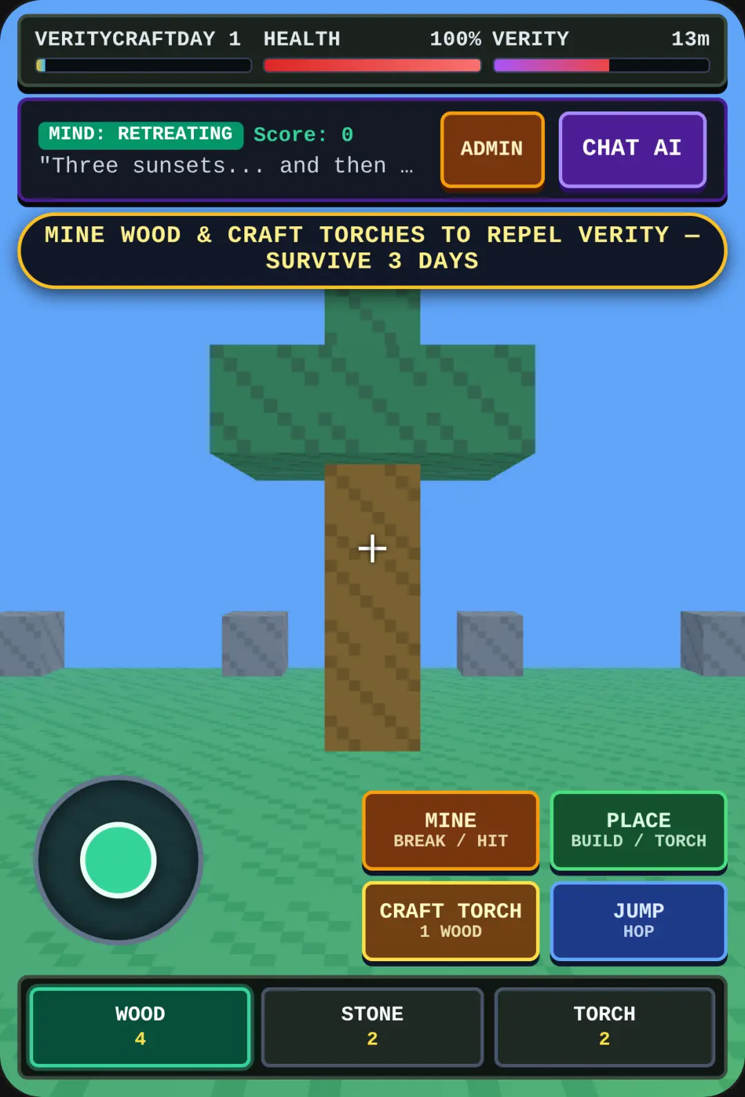 VerityCraft: 3 Days to Survive cover