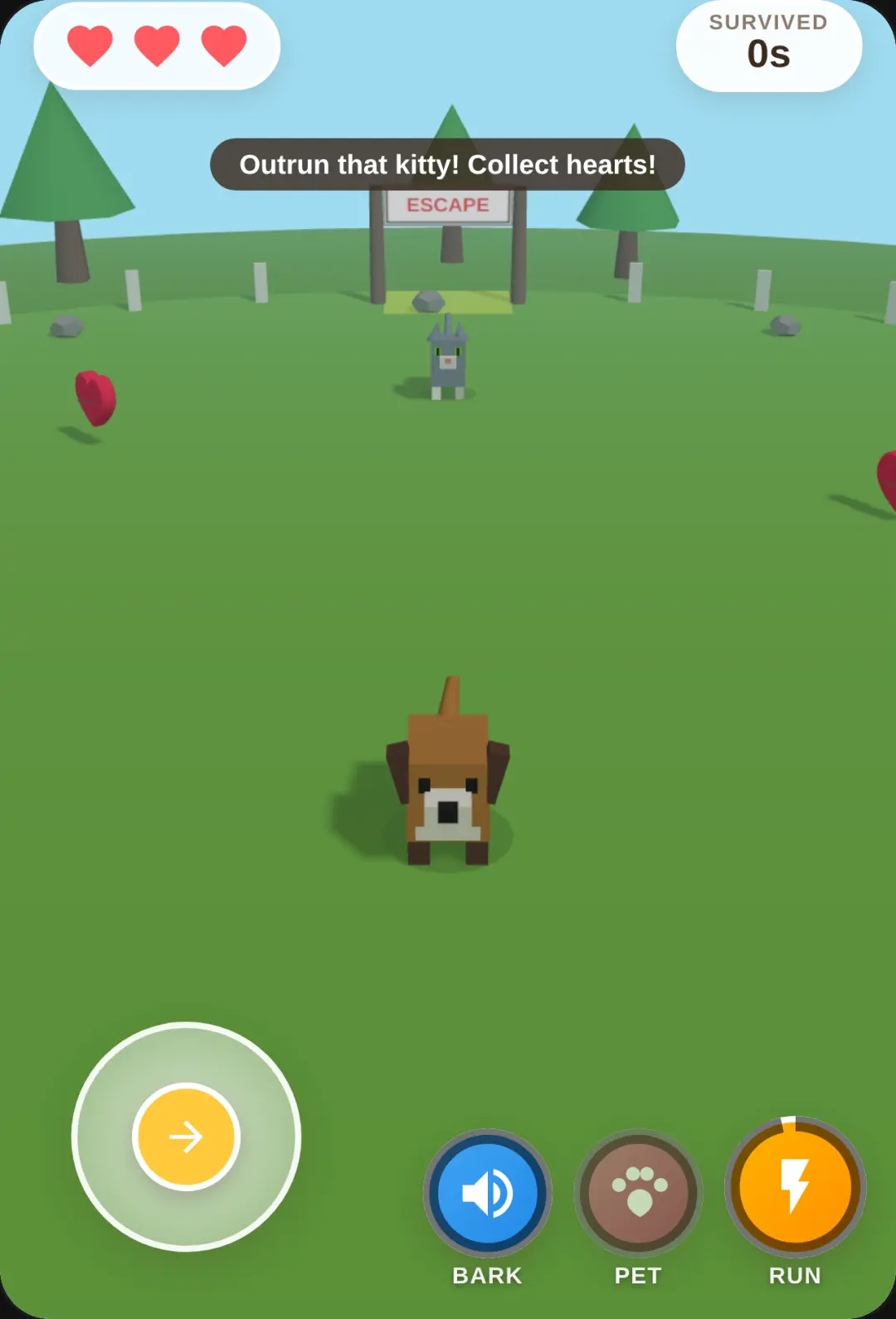Dog vs Cat Chase 3D cover