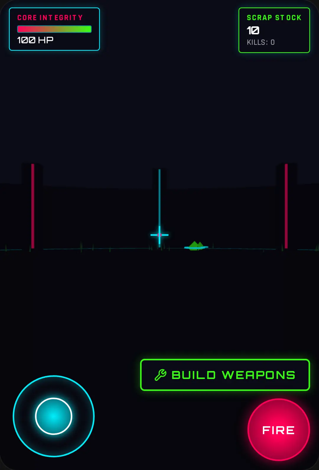 it is a shooting game and build game. You can whatever you can buy or build if you build a gun, you can test on the Arena to shoot the how is better cover