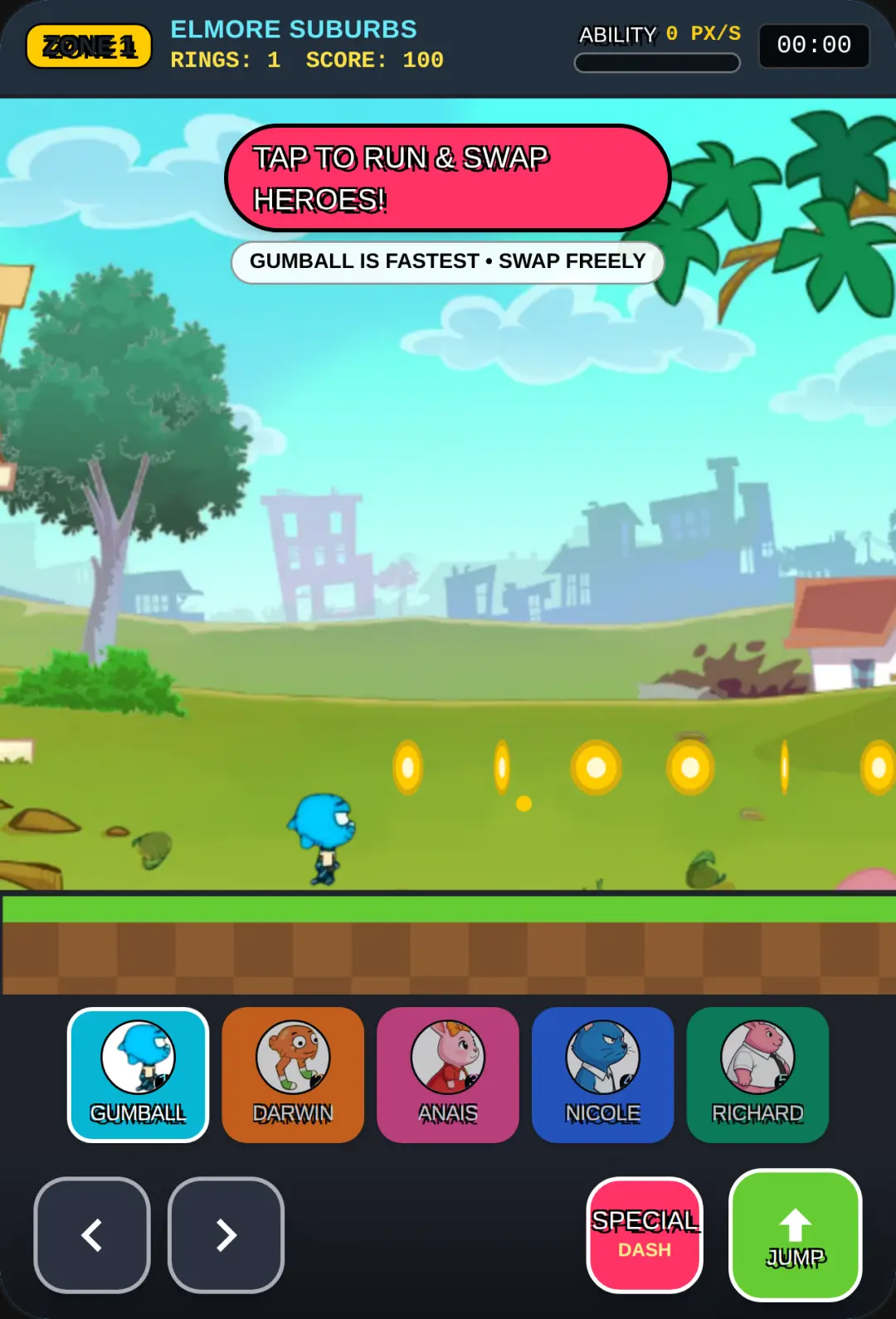 Sonic Gumball: Elmore Speed Dash cover