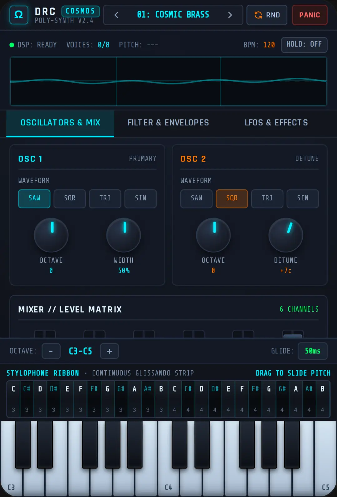 DRC // OMEGA COSMOS SYNTH cover