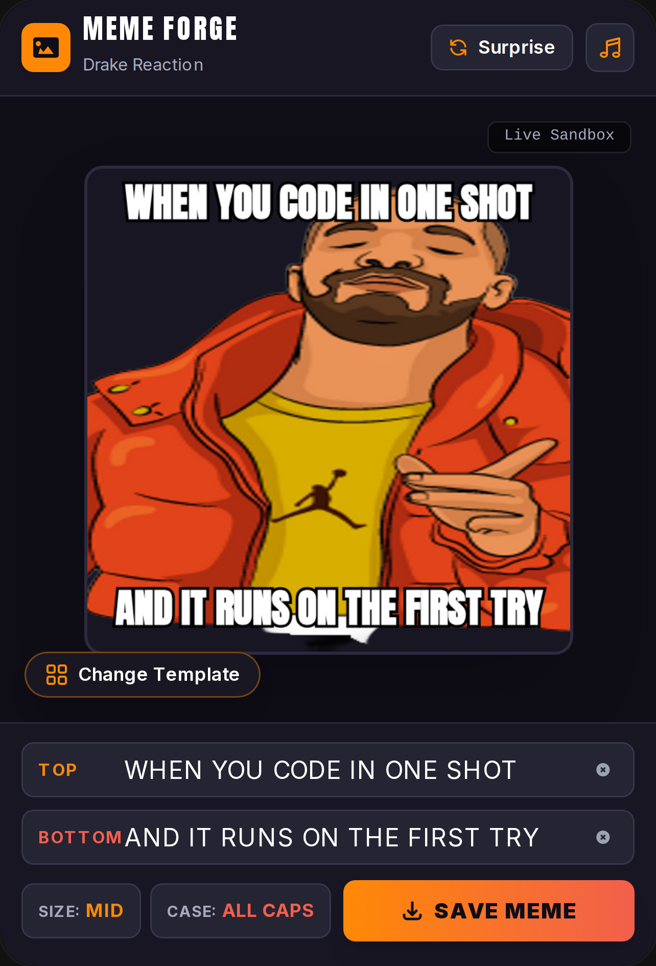 Meme Forge - Sandbox Creator cover