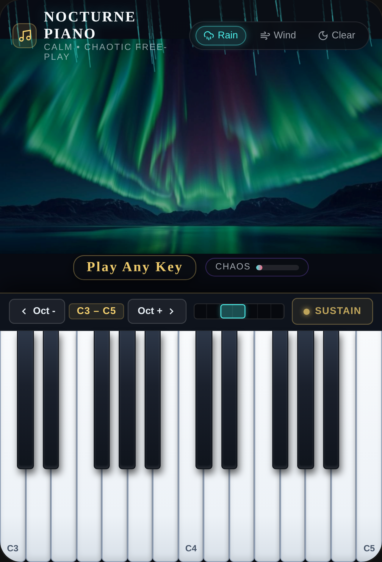 Calm Chaotic Piano zen stone studio cover