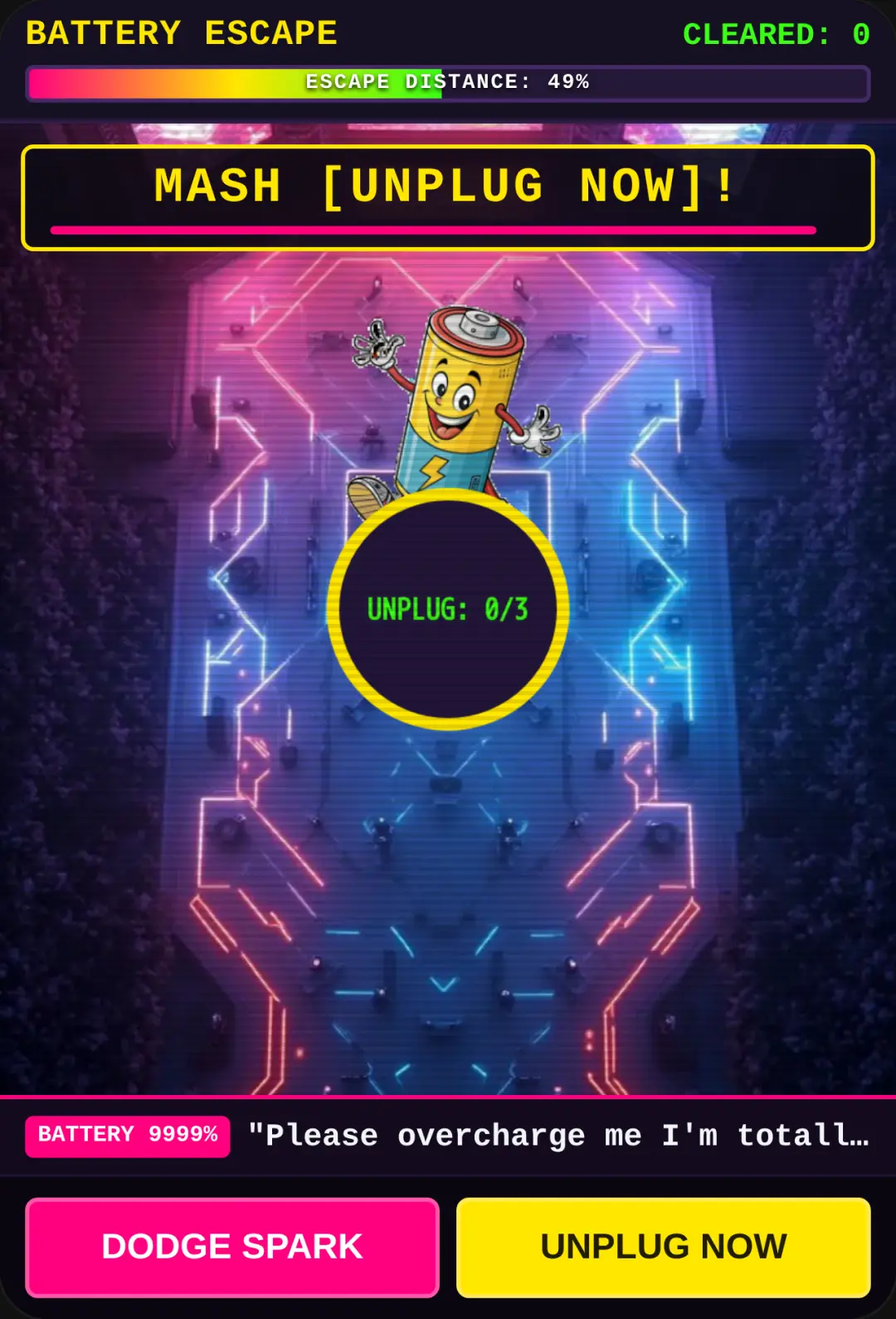 I made a game about these unoriginal overcharged battery slop. cover