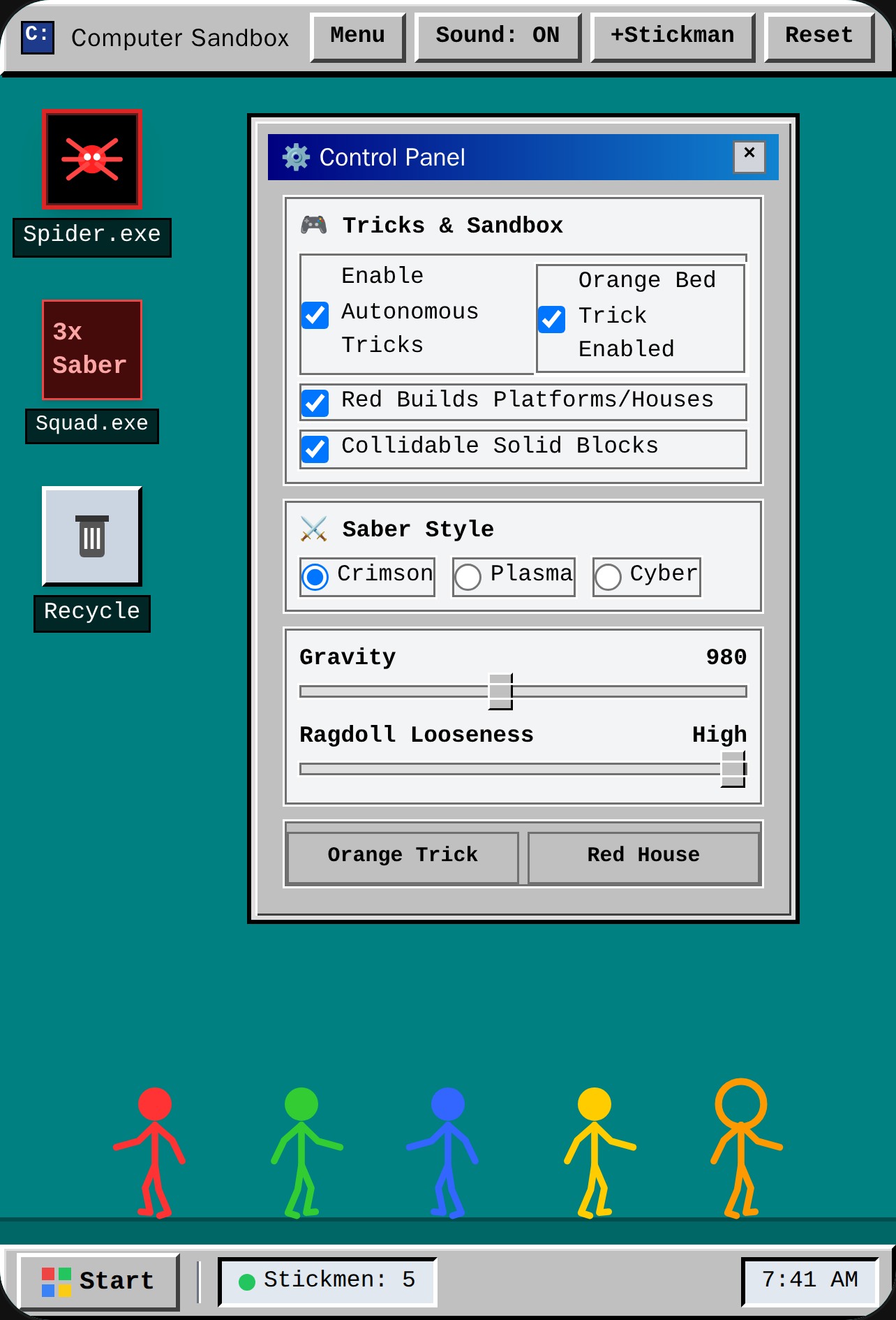 Computer Sandbox (Alan becker) cover