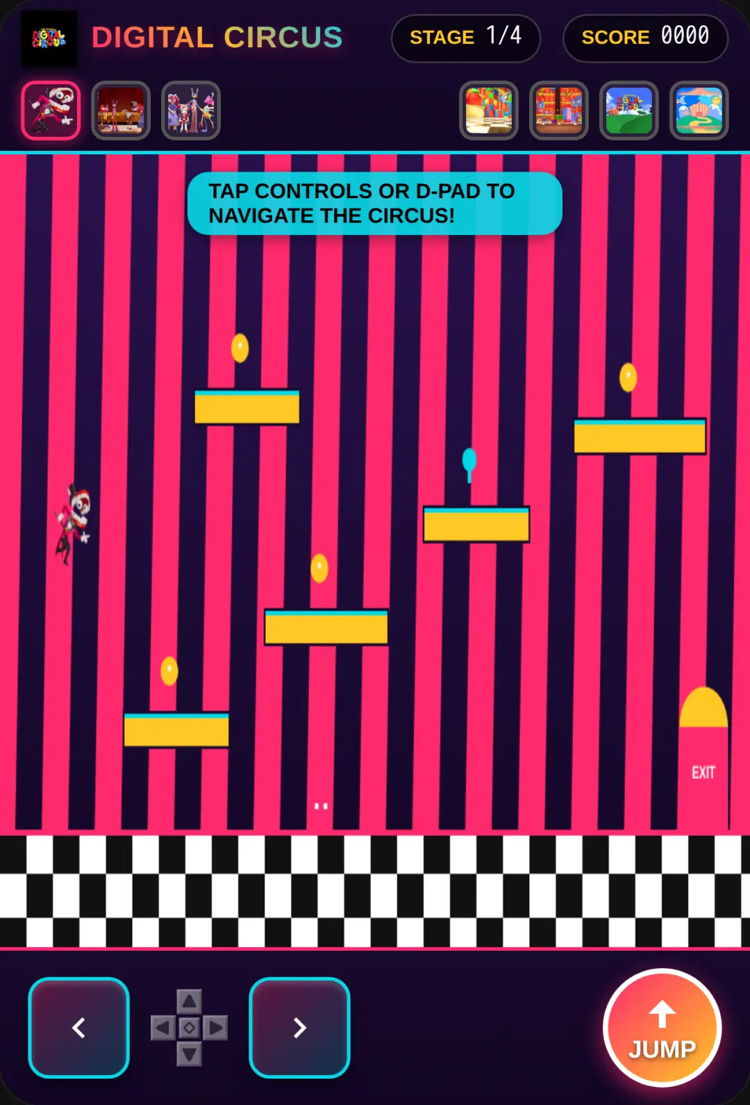 The Amazing Digital Circus Platformer cover