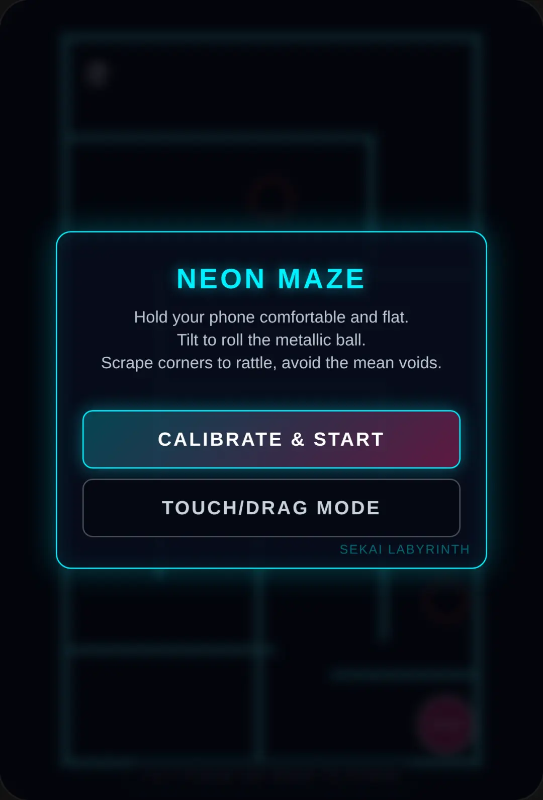 Neon Maze: Mean Labyrinth cover