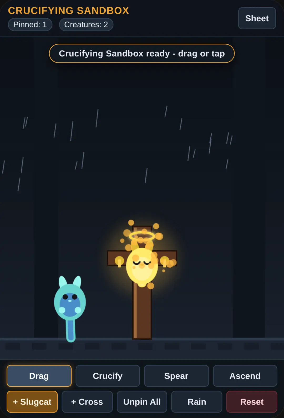 Slugcat Crucifixion Sandbox cover