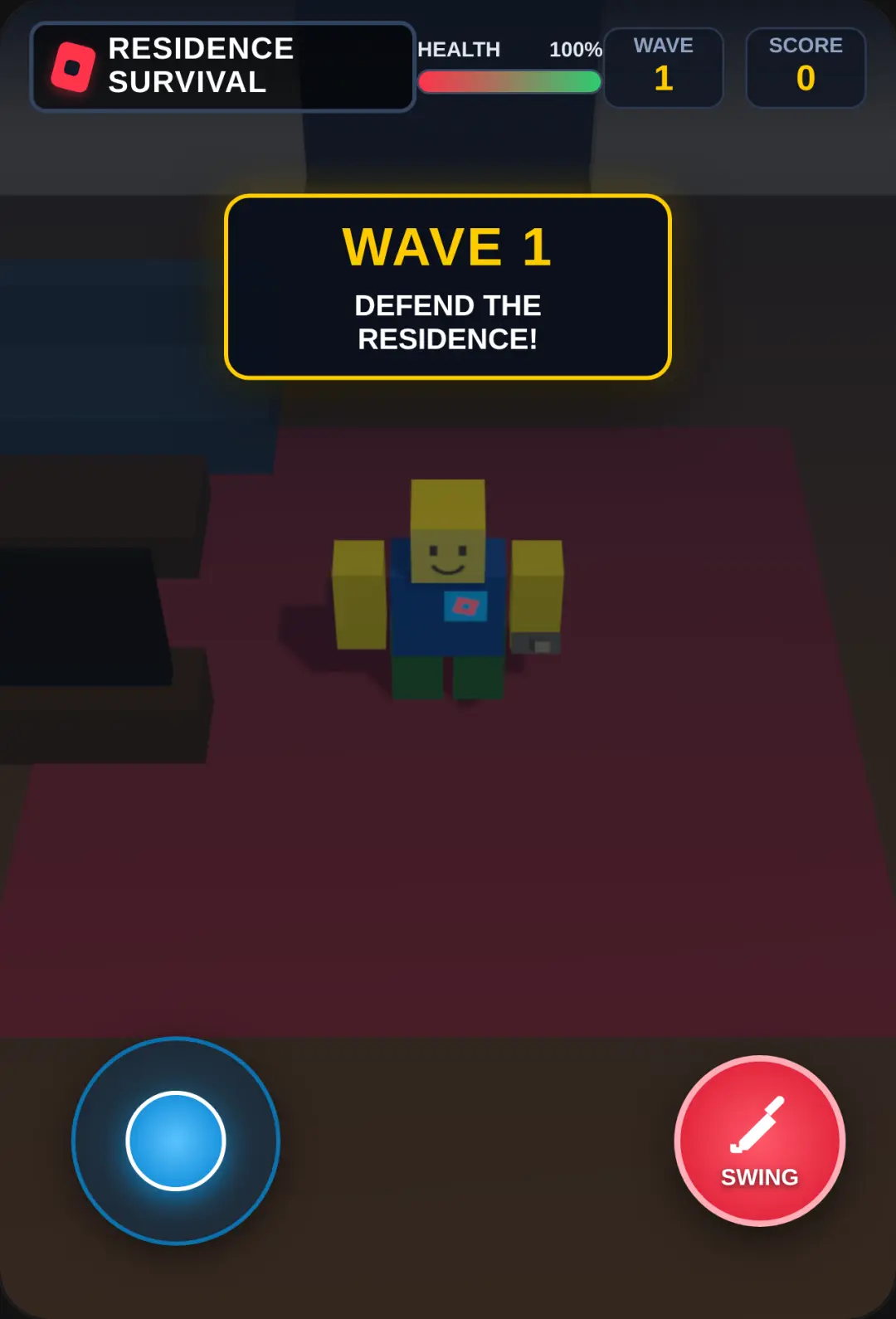 Roblox Noob: Residence Survival 4K Remastered cover