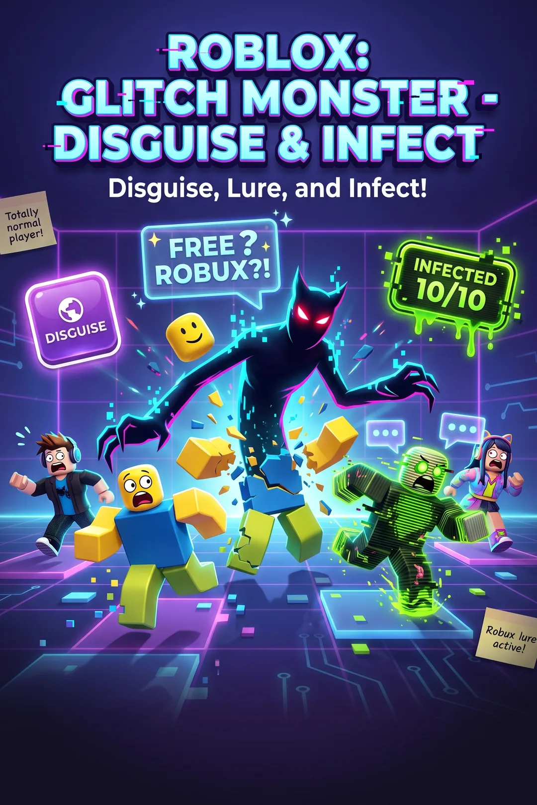 Roblox: Glitch Monster - Disguise & Infect