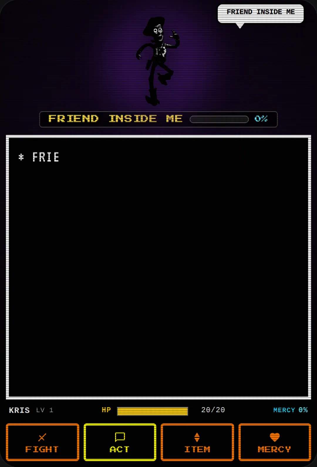 FRIEND INSIDE ME - Deltarune Boss Fight cover