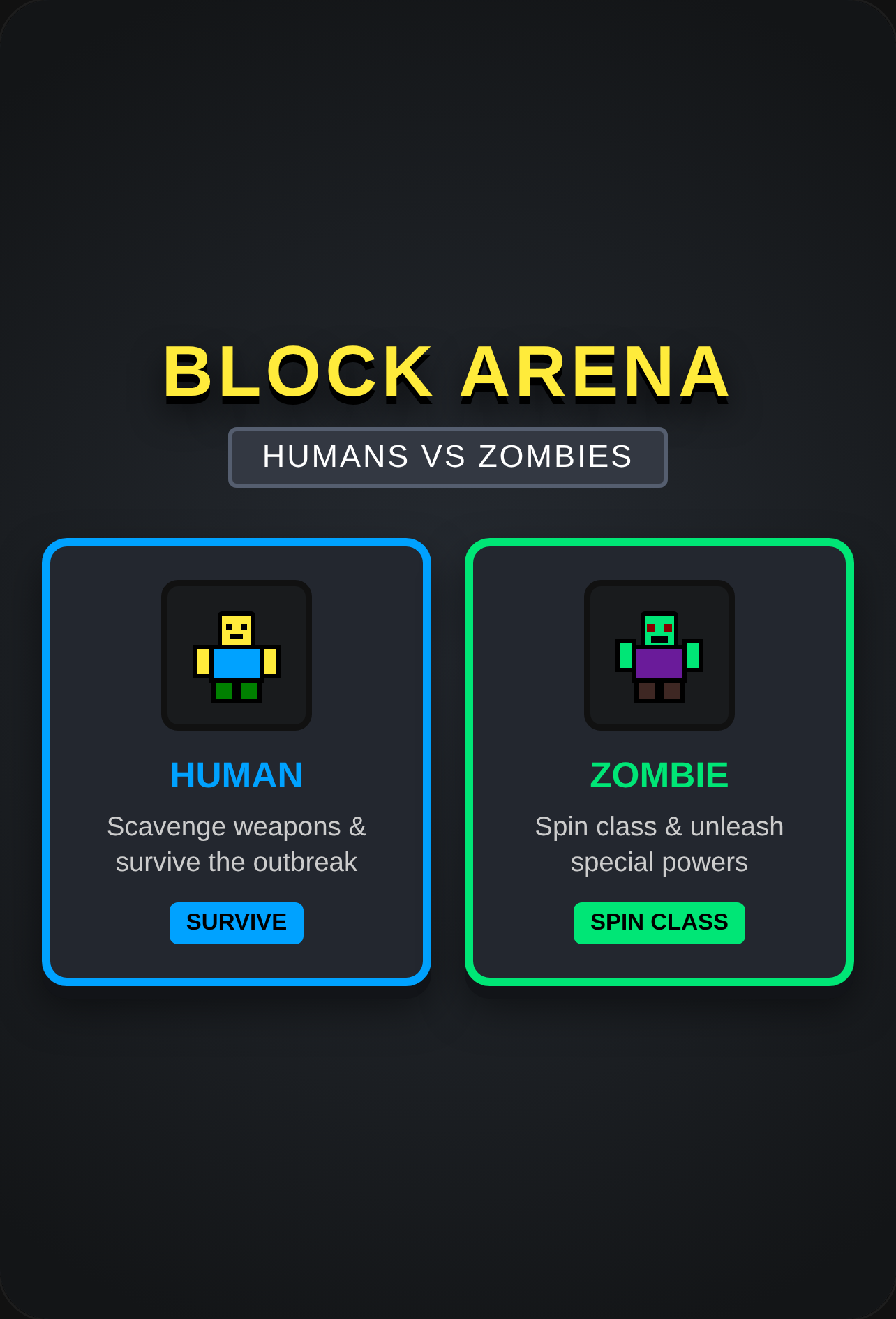 Block Arena: Humans vs Zombies cover
