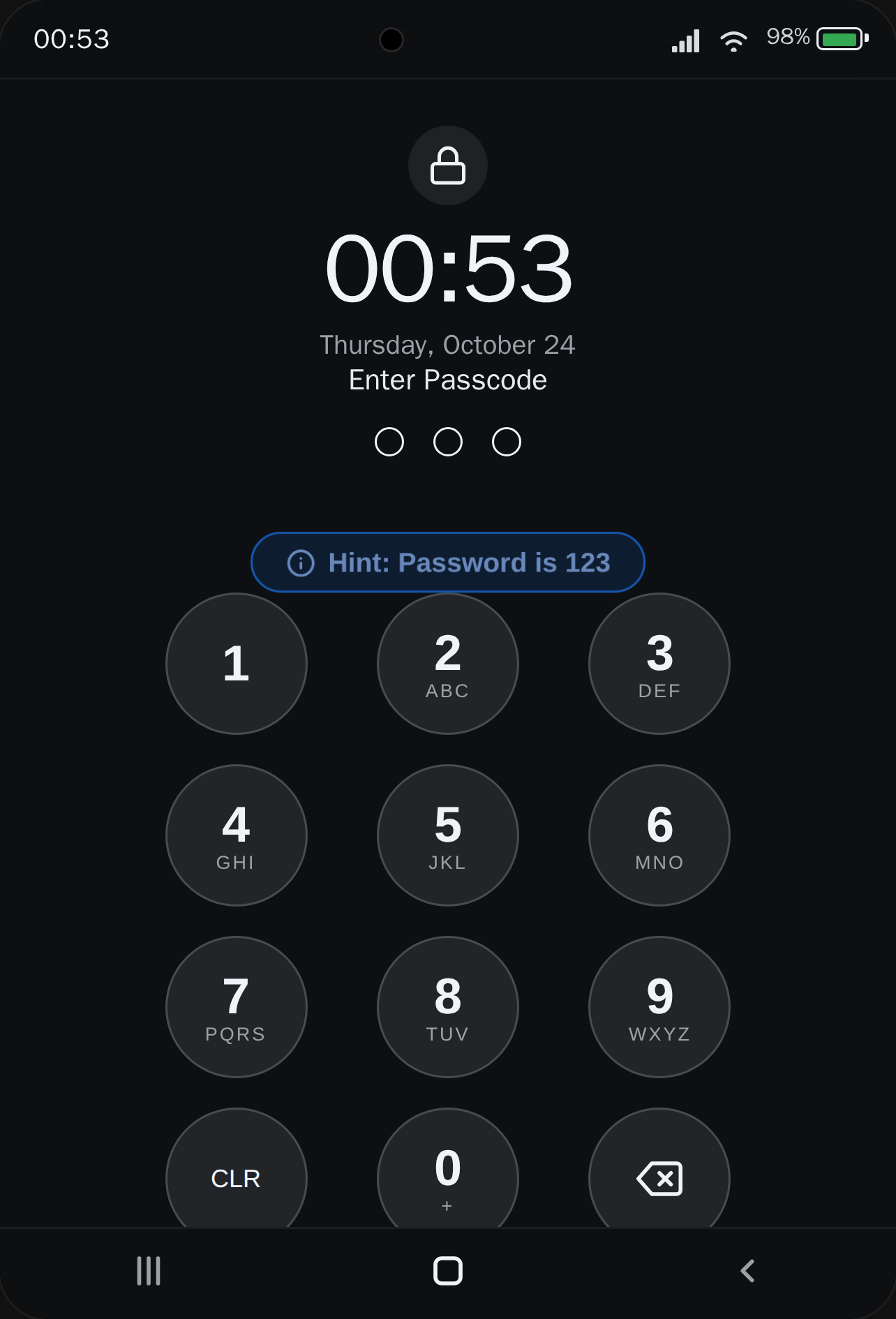 Samsung Phone Sim cover