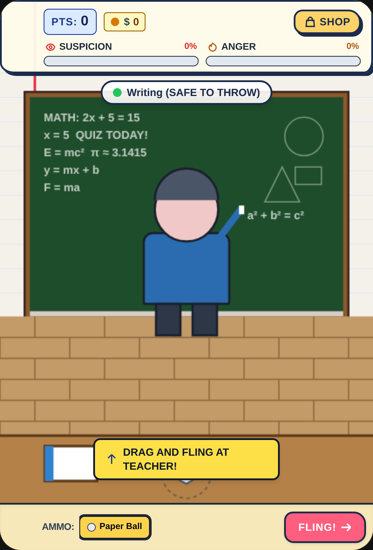 Classroom Chaos: Teacher Tossing cover