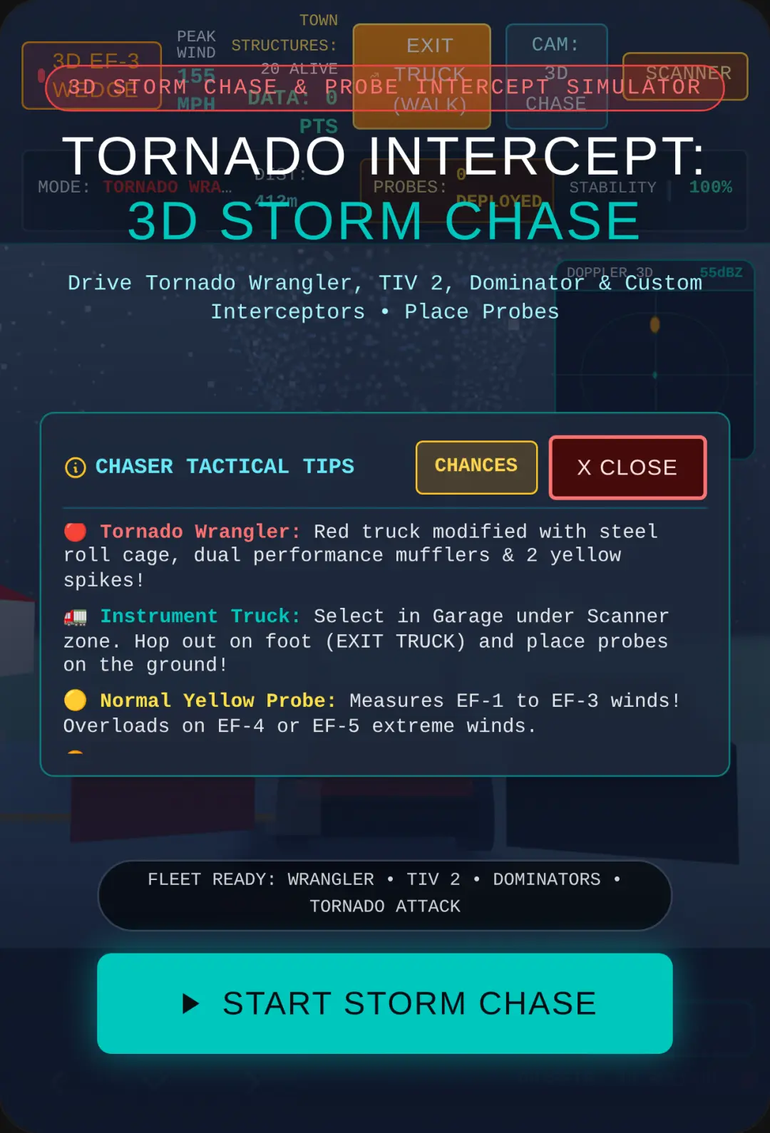 TORNADO INTERCEPT: 3D STORM CHASE cover