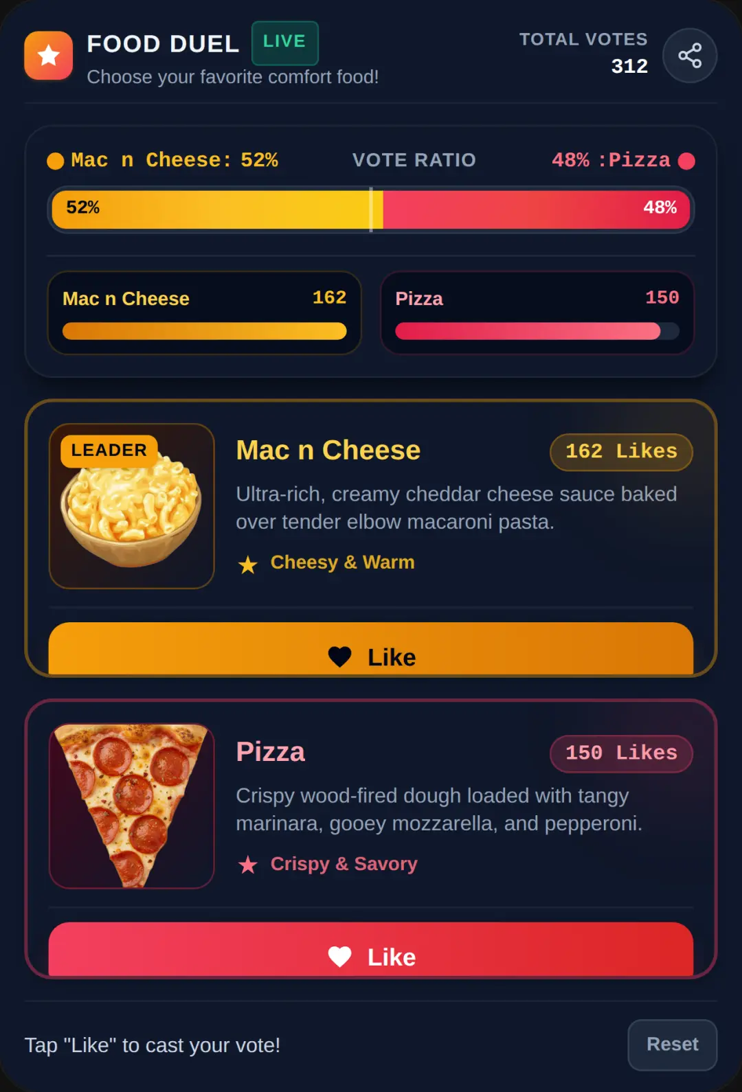 Mac n Cheese vs Pizza - Vote Battle cover