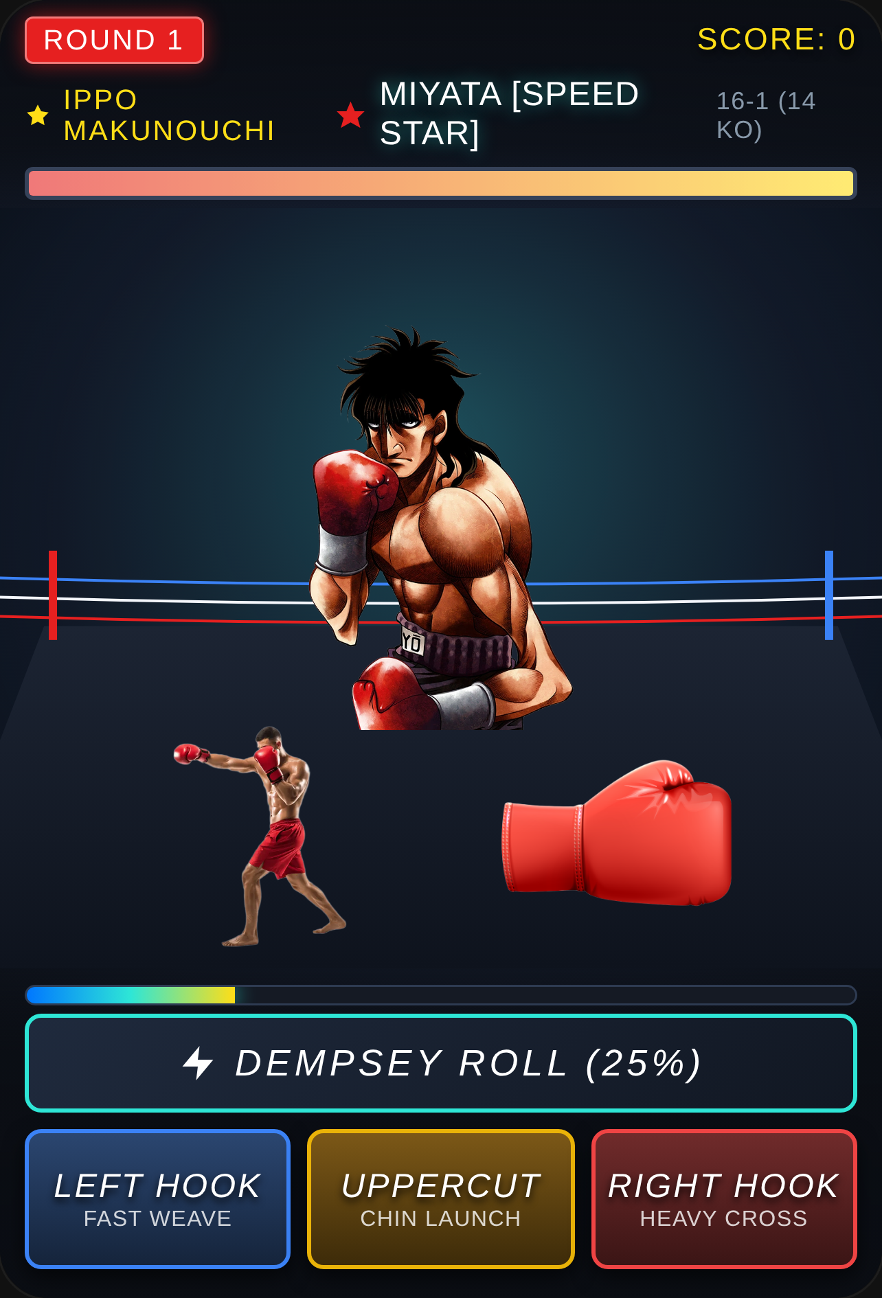 Hajime no Ippo: Dempsey Roll Glory cover