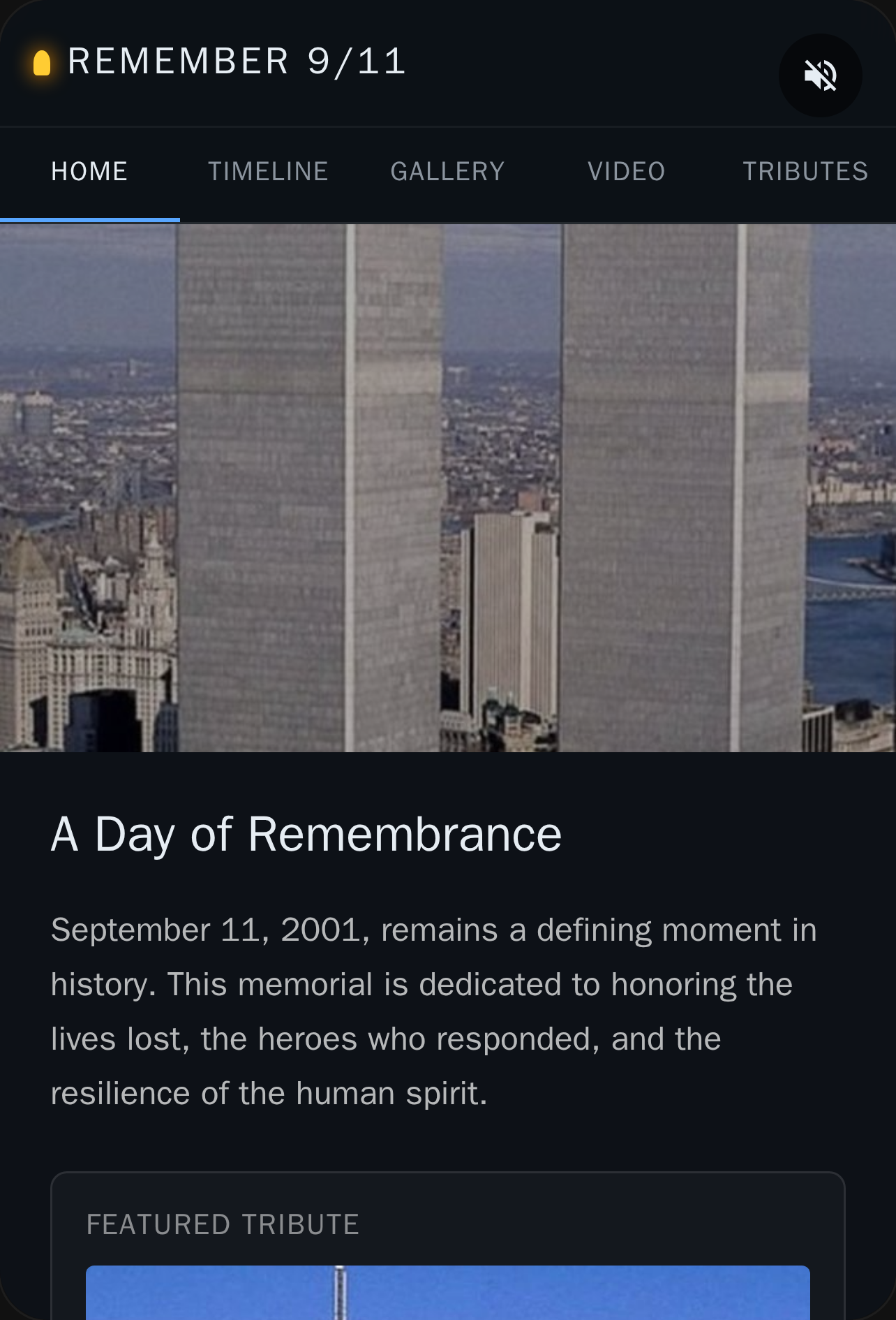Remember 9/11 Memorial cover