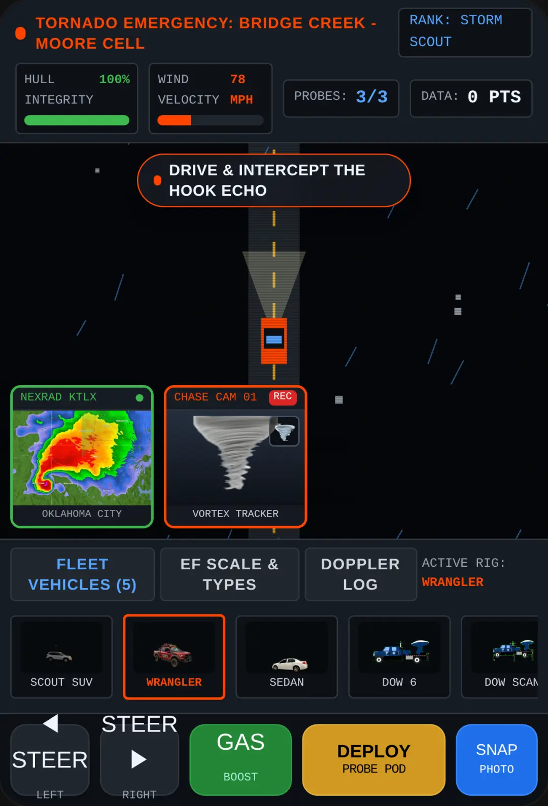 Supercell Intercept: Storm Chaser Radar Simulator cover