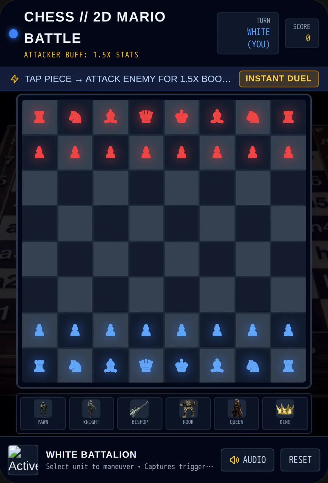 CHESS 2D MARIO BATTLE - Tactical Arena cover