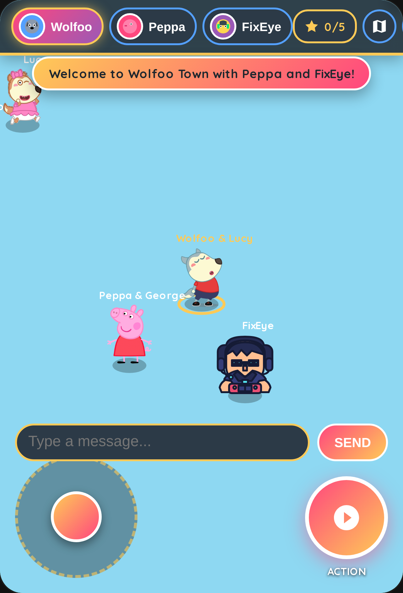 Wolfoo Town: Explore with Peppa and FixEye cover
