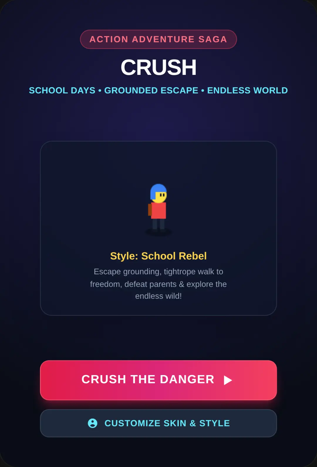 CRUSH: Life & Danger Escape cover
