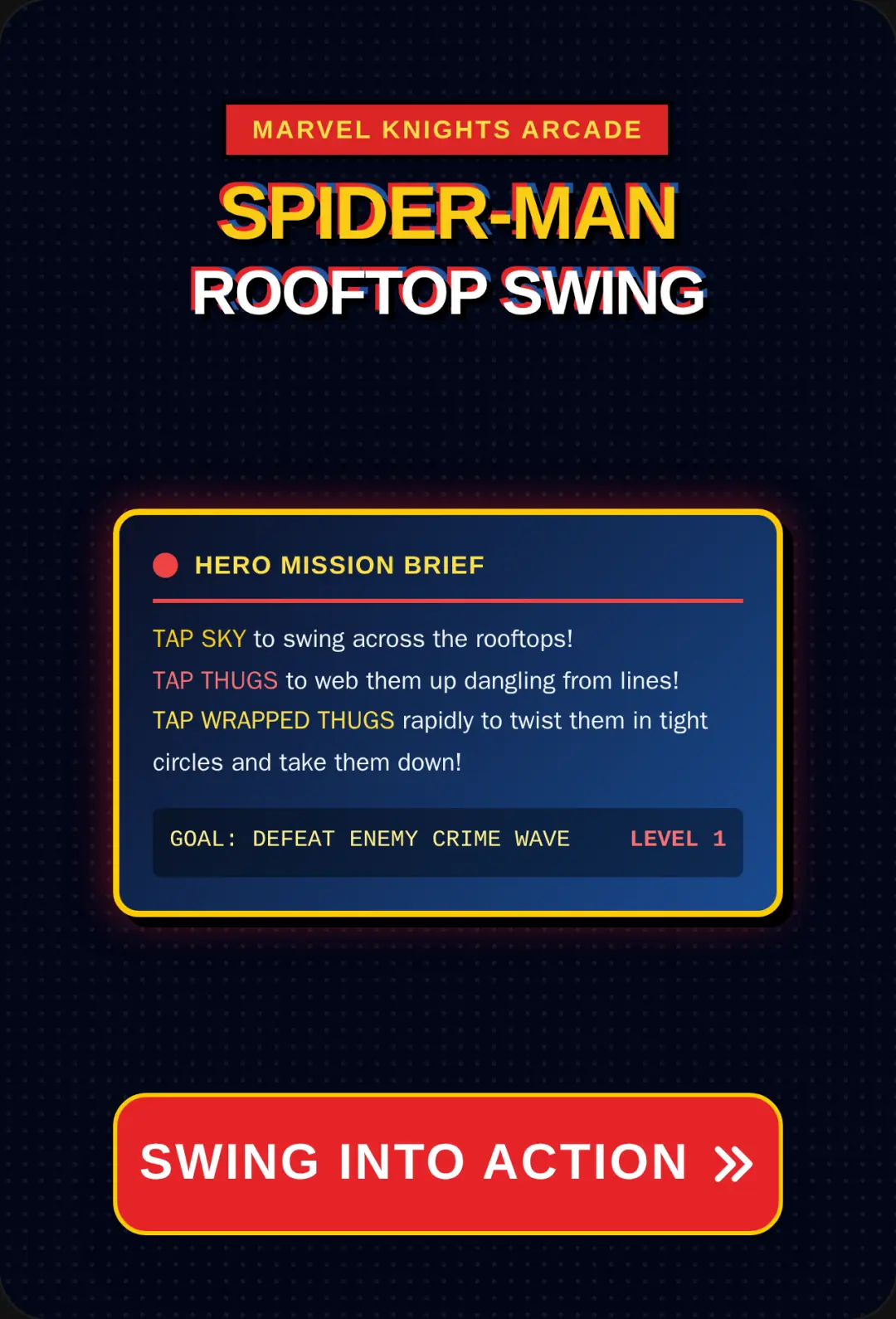 Spider-Man: Rooftop Swing cover