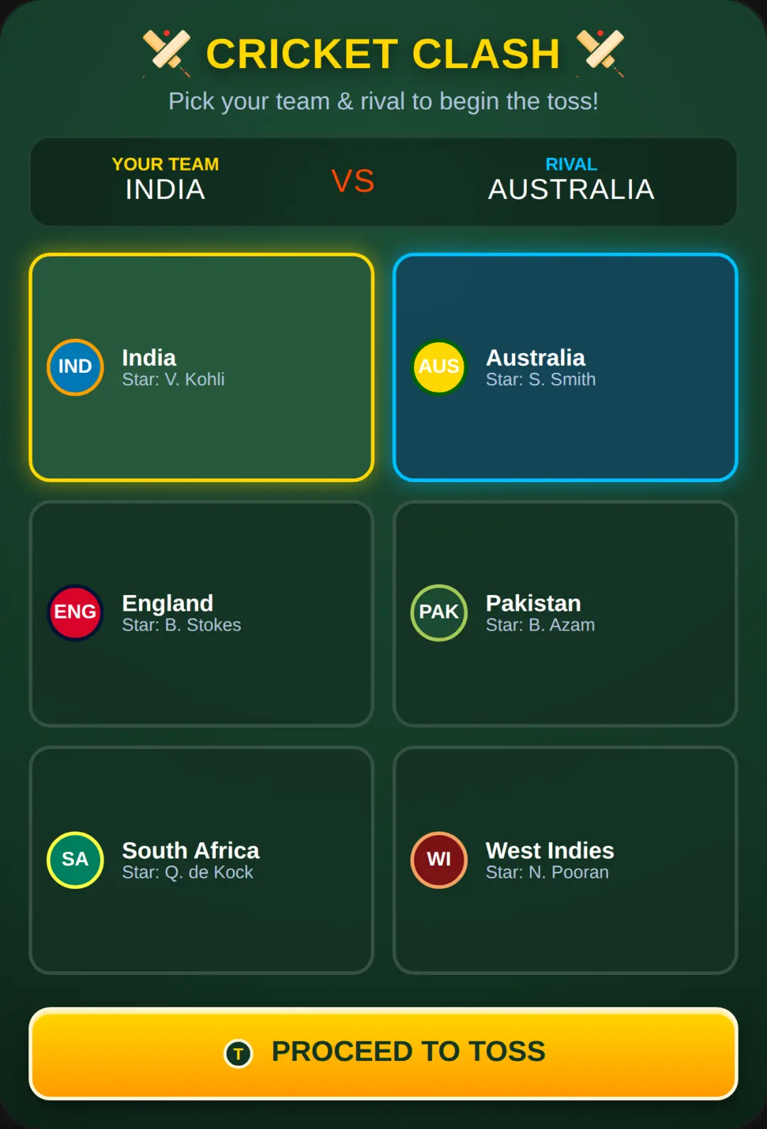 Super Cricket Toss & Match cover