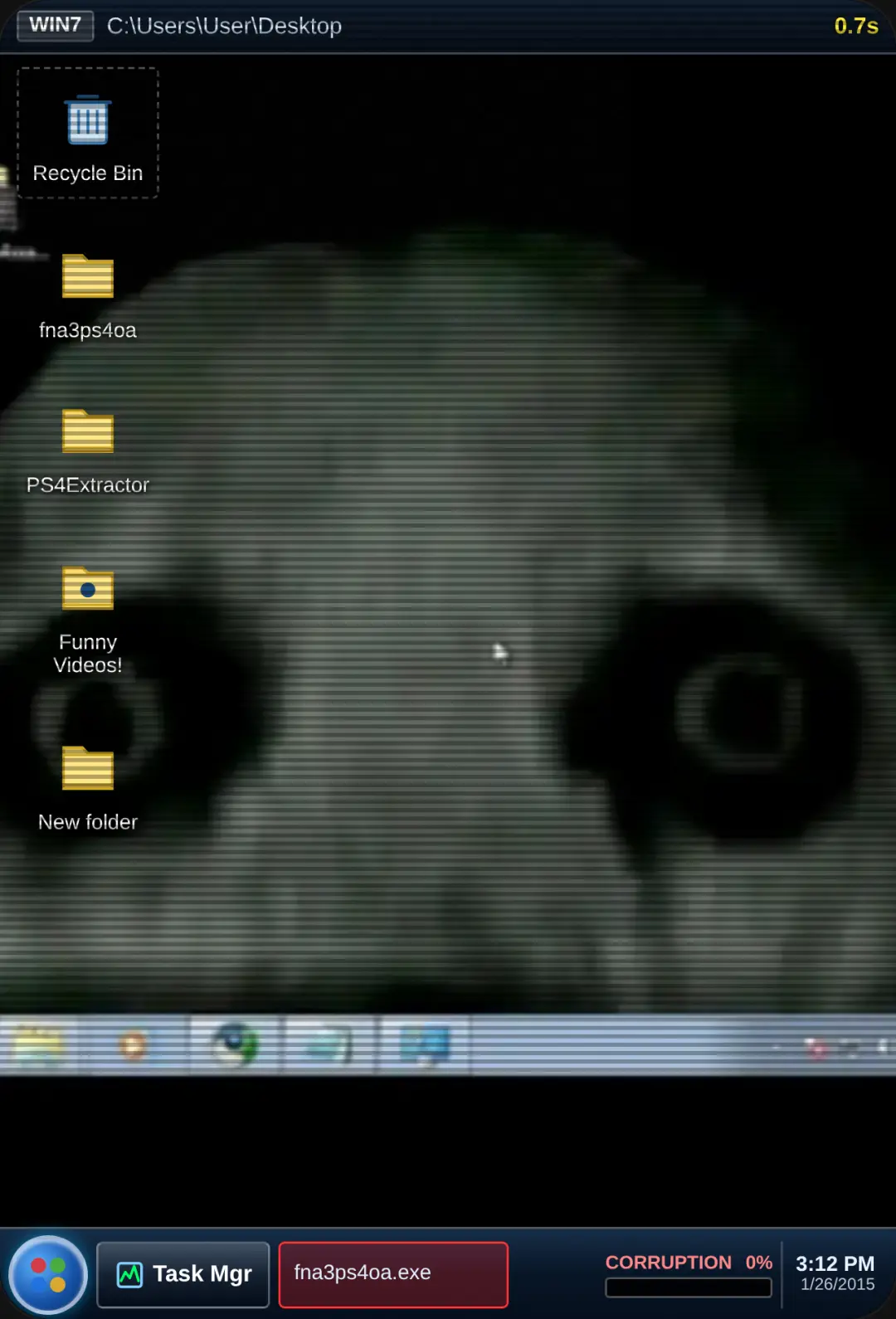 FNAF 3 Computer Glitch cover