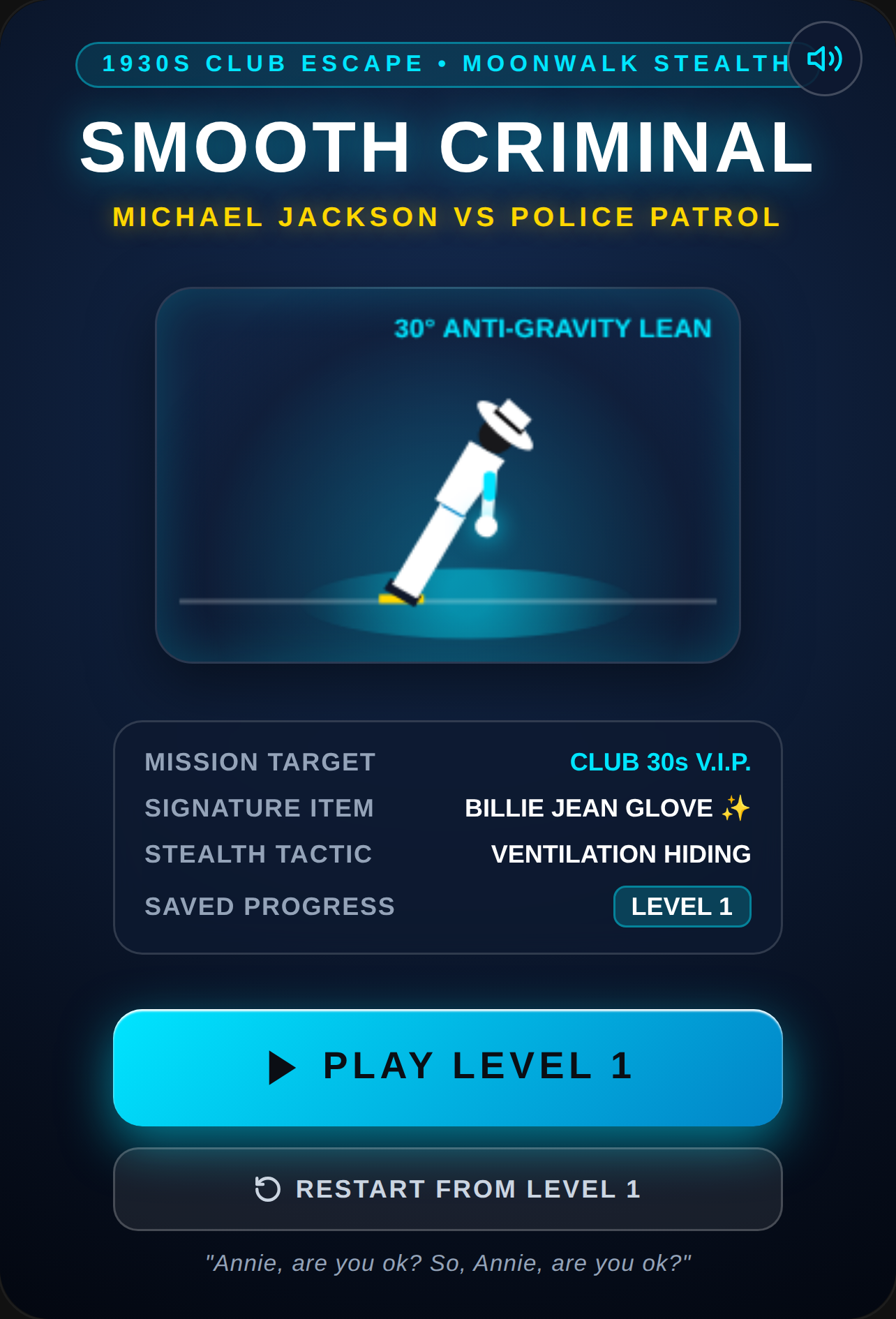 Smooth Criminal: Escape the Police cover