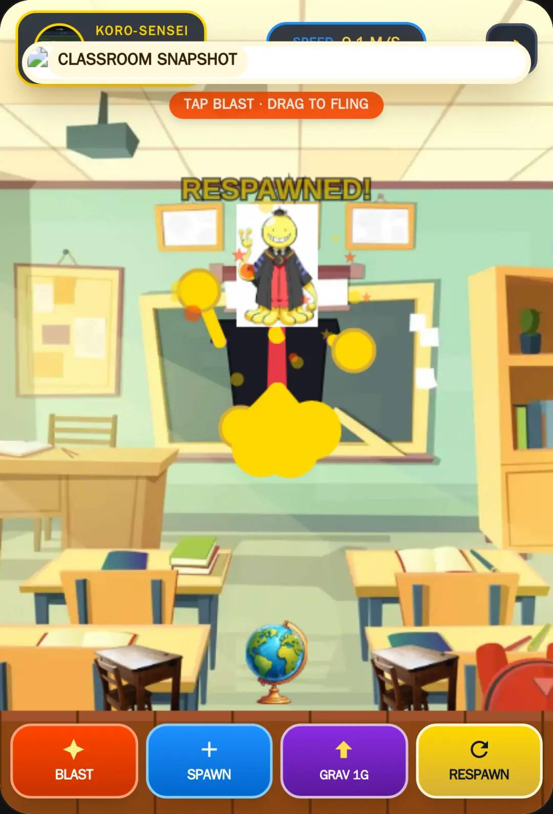 Koro-Sensei Ragdoll Classroom Sandbox i am sorrykoro sensei fans cover
