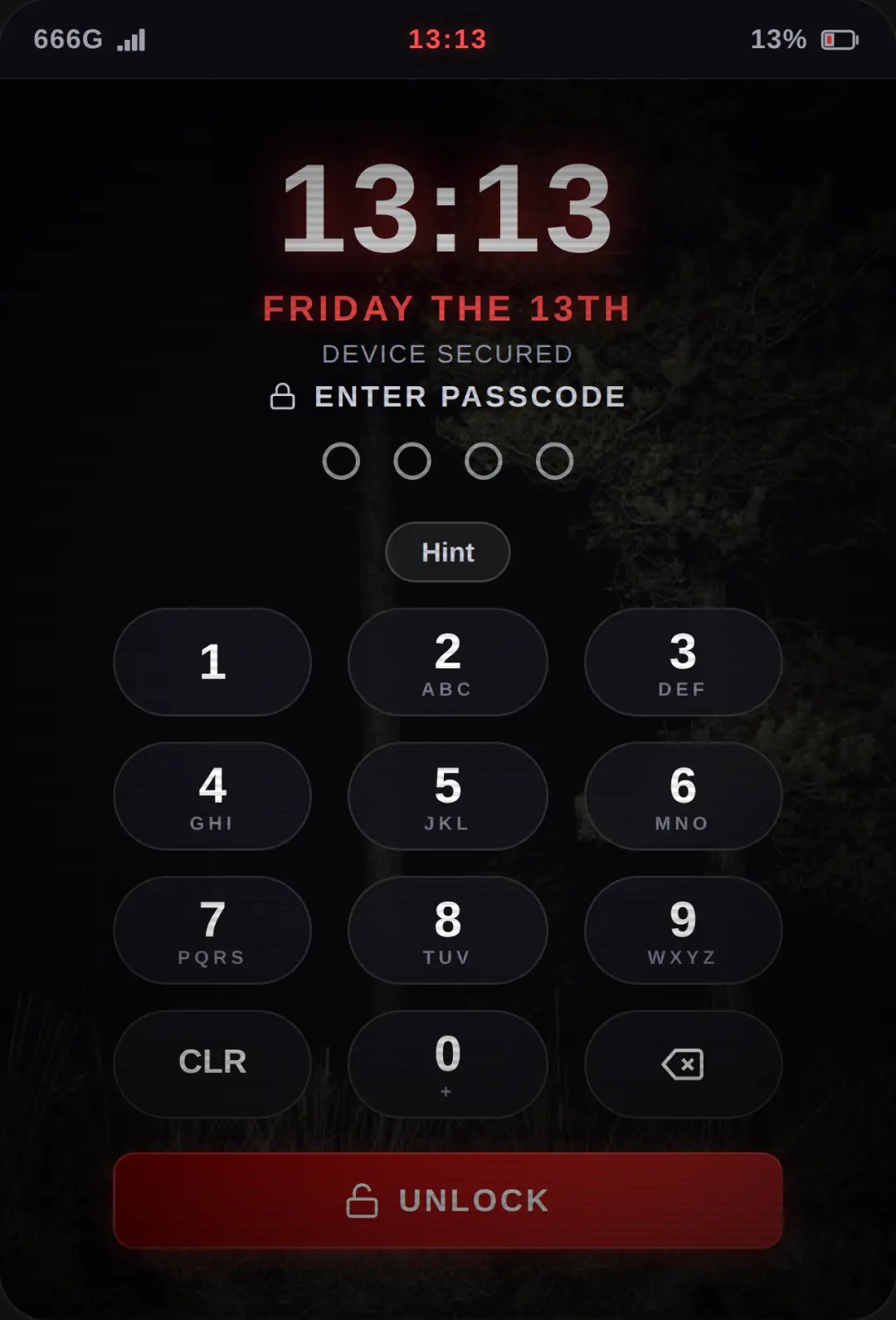Horror Hotline - Friday the 13th cover