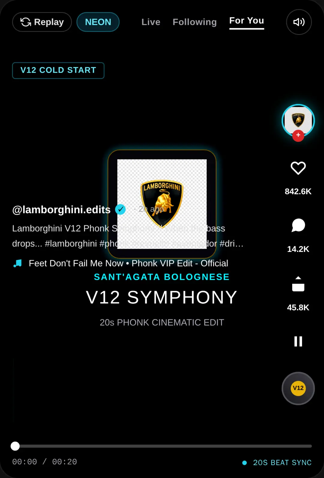 Lamborghini 20s Phonk Edit cover