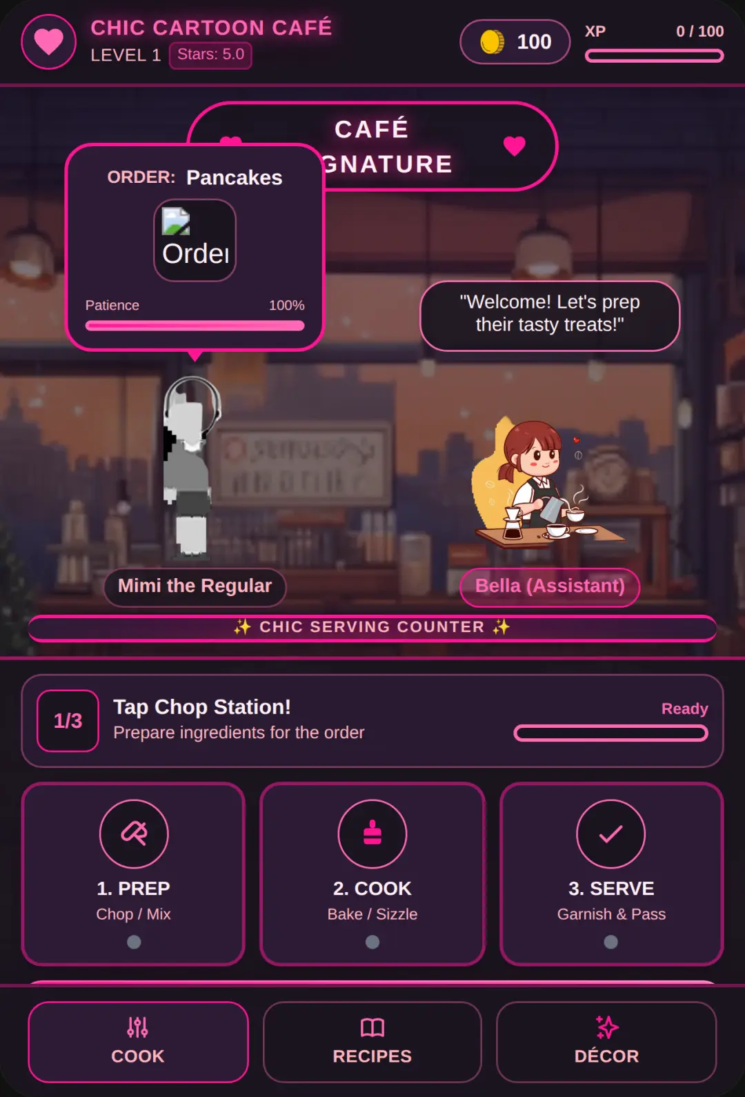 Chic Pink Café cover